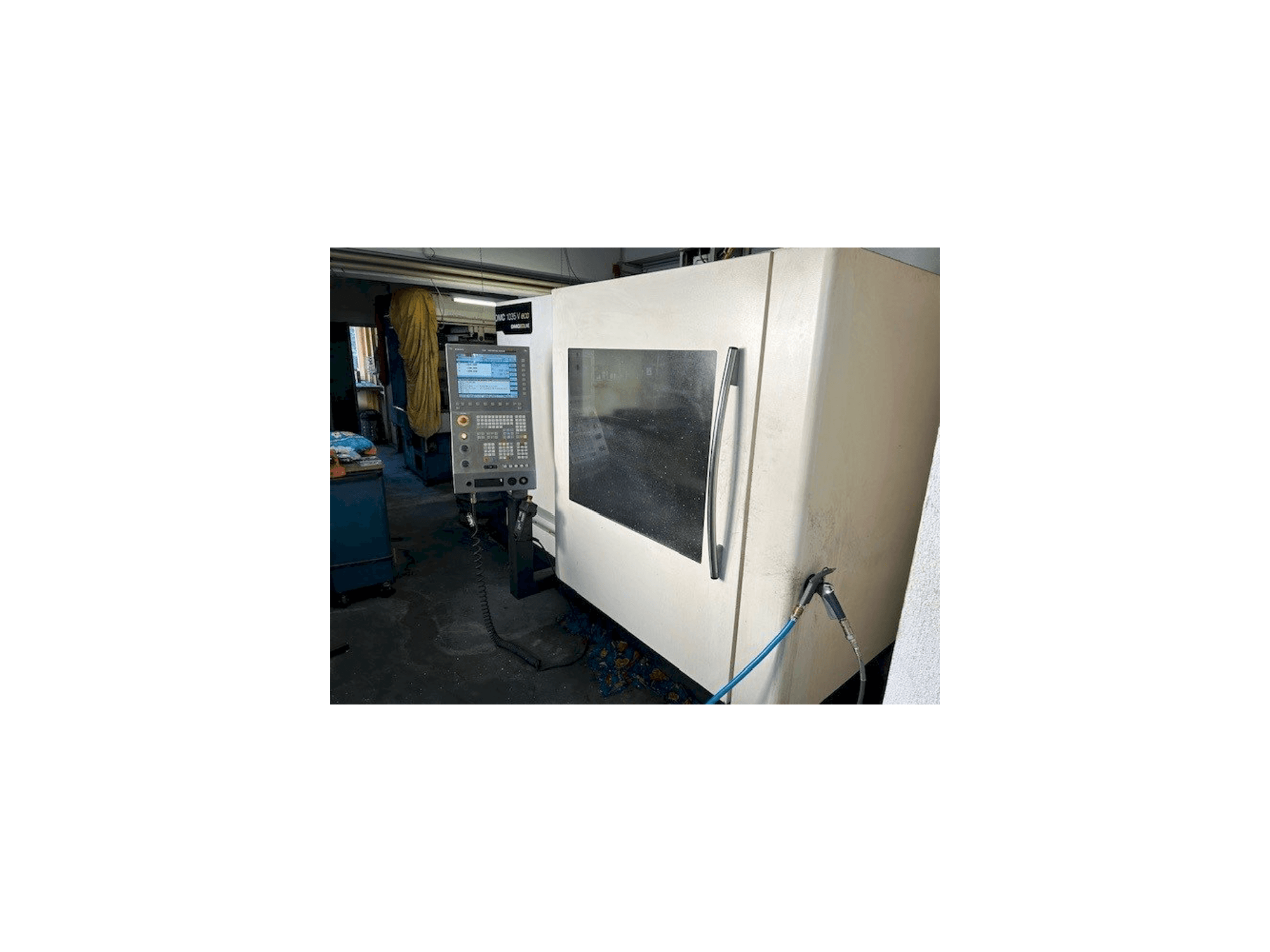 Front view of DMG 1035 Evo machine