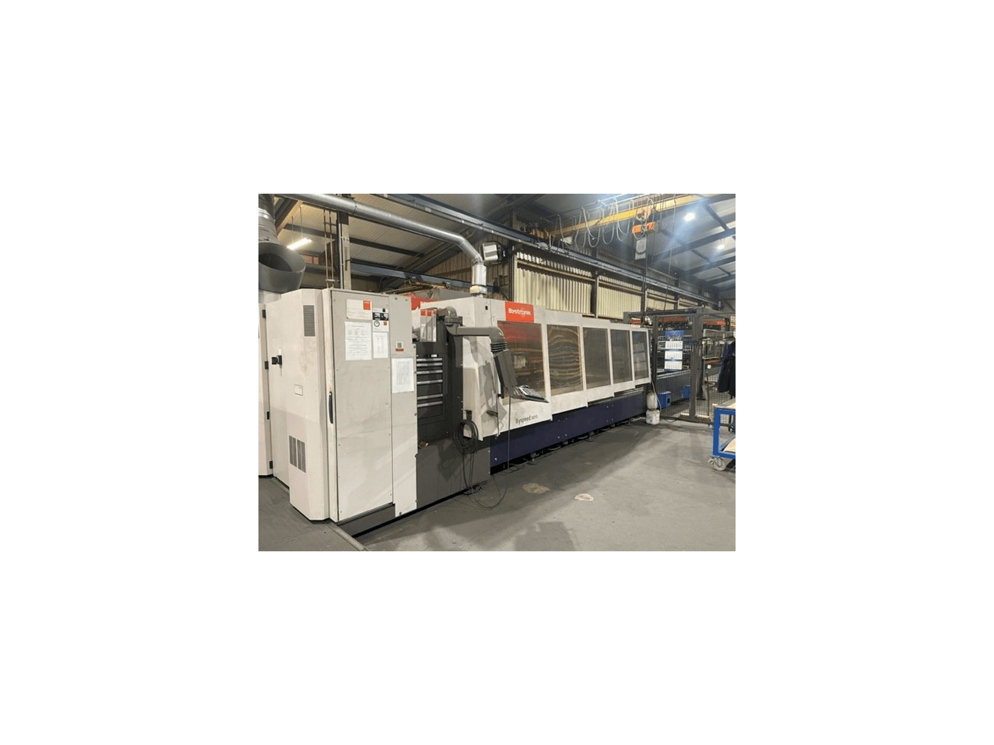 Front view of Bystronic BySpeed 3015 machine