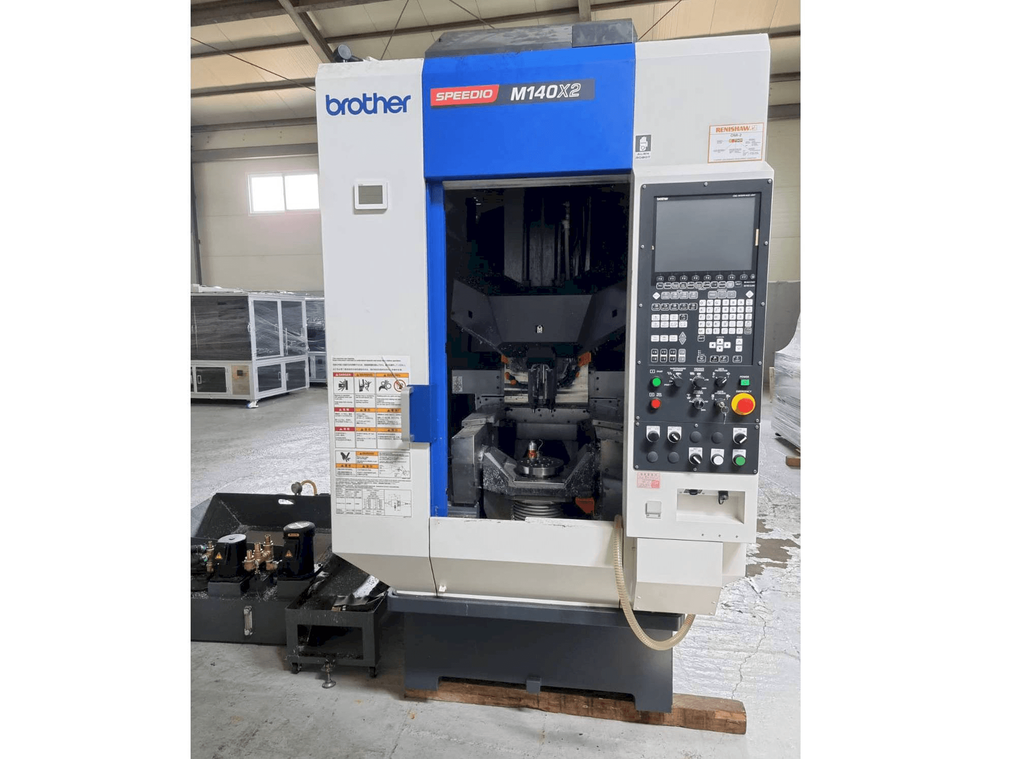 Front view of Brother SPEEDIO M140X2 machine