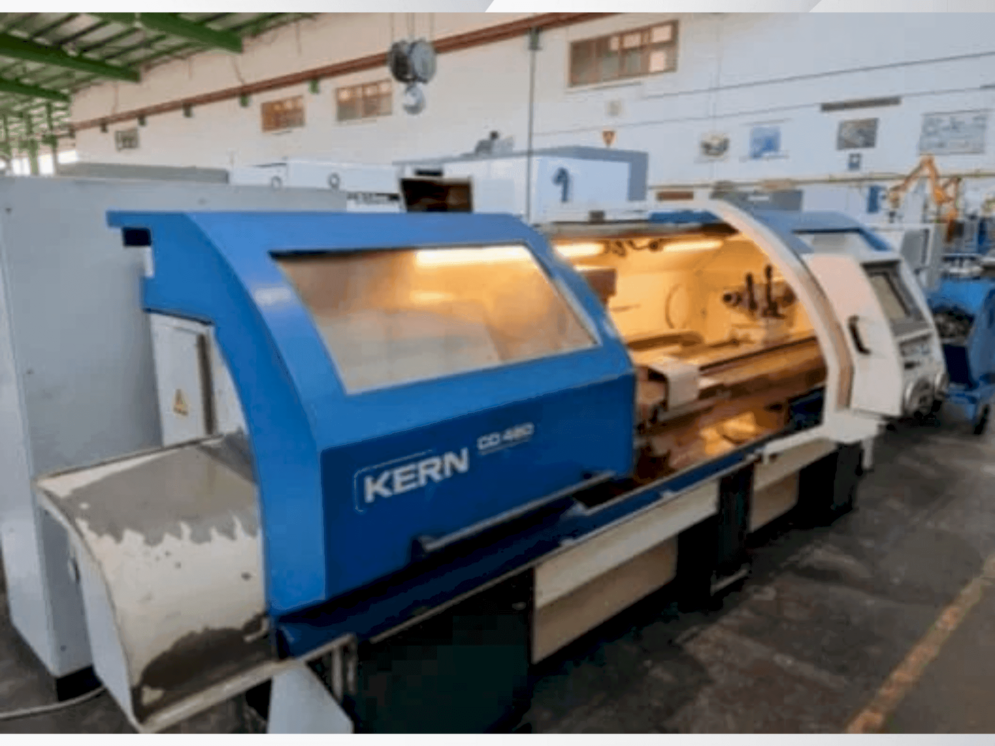 Front view of KERN CD 480/2000 machine