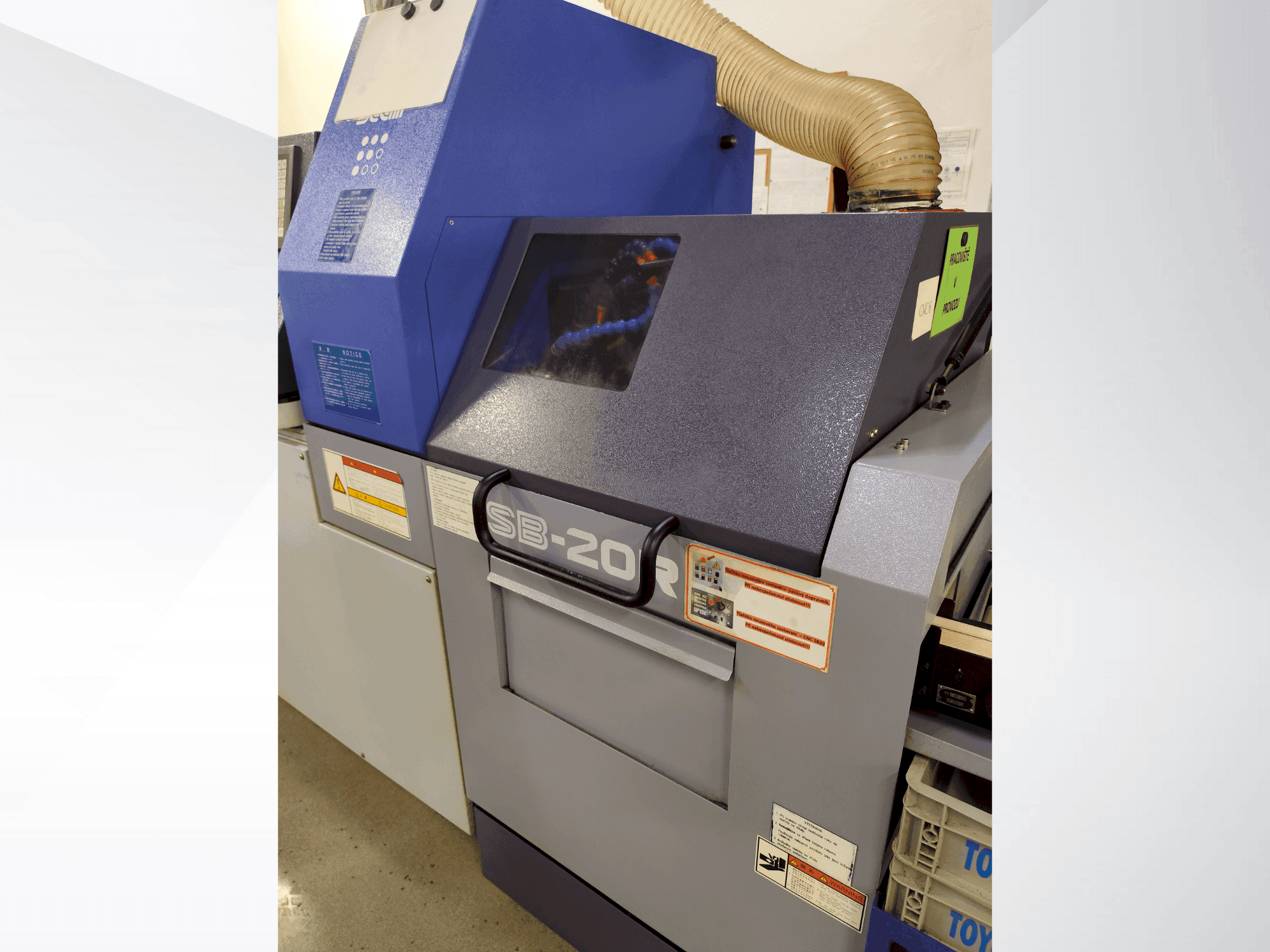 Front view of Star SB-20R type N machine