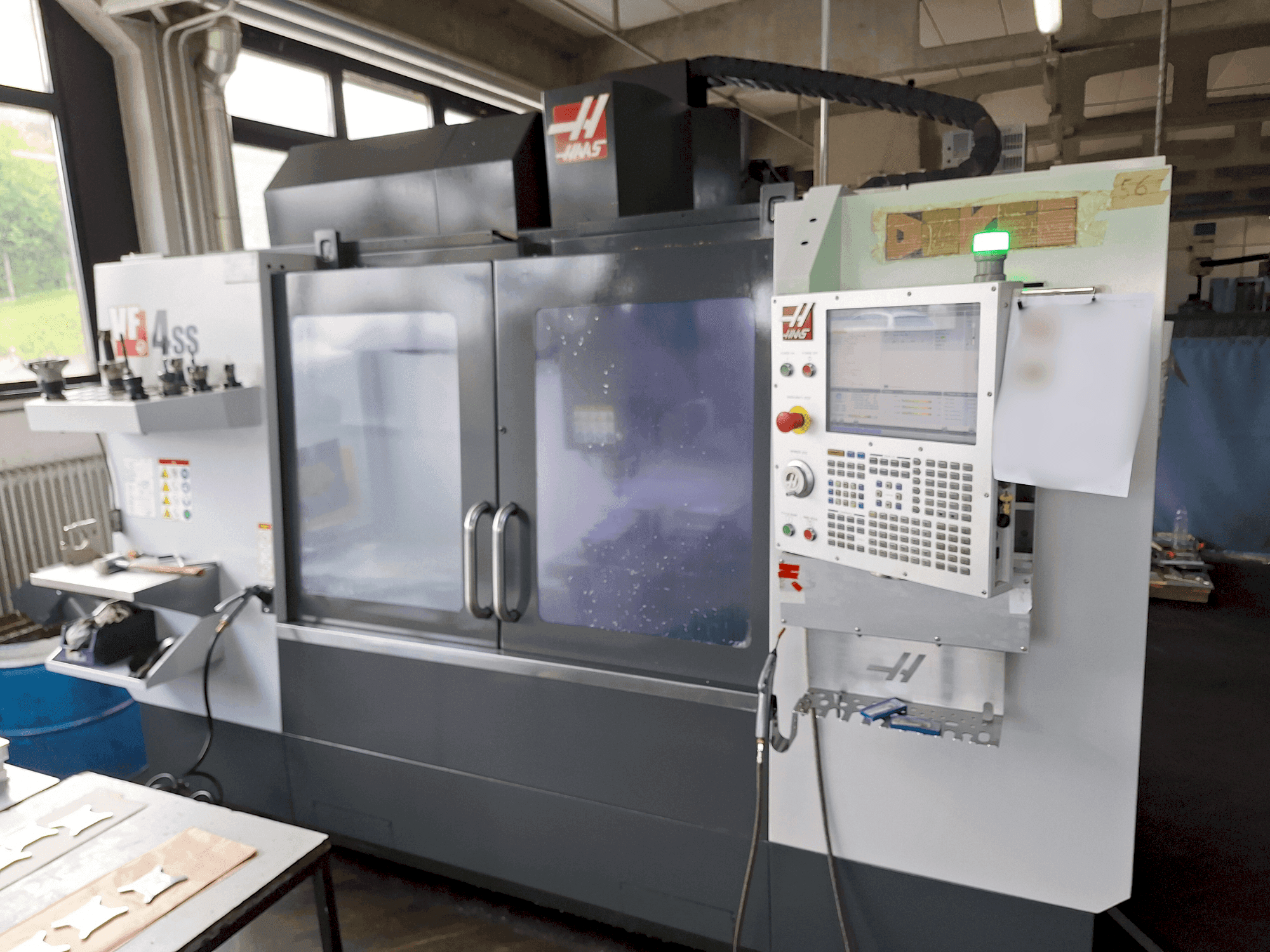 Front view of HAAS VF-4SS machine