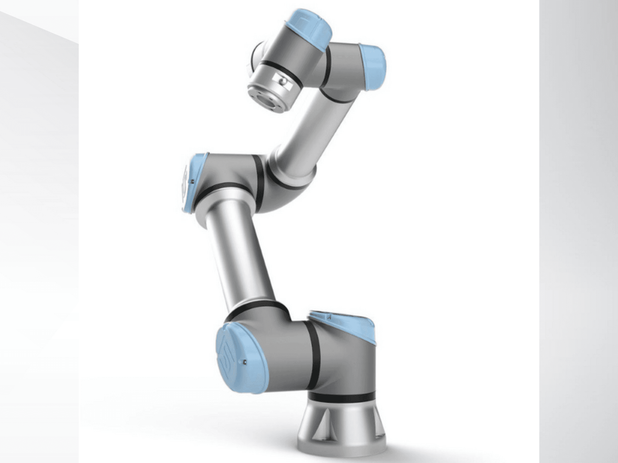 Front view of Universal Robots UR-3e machine