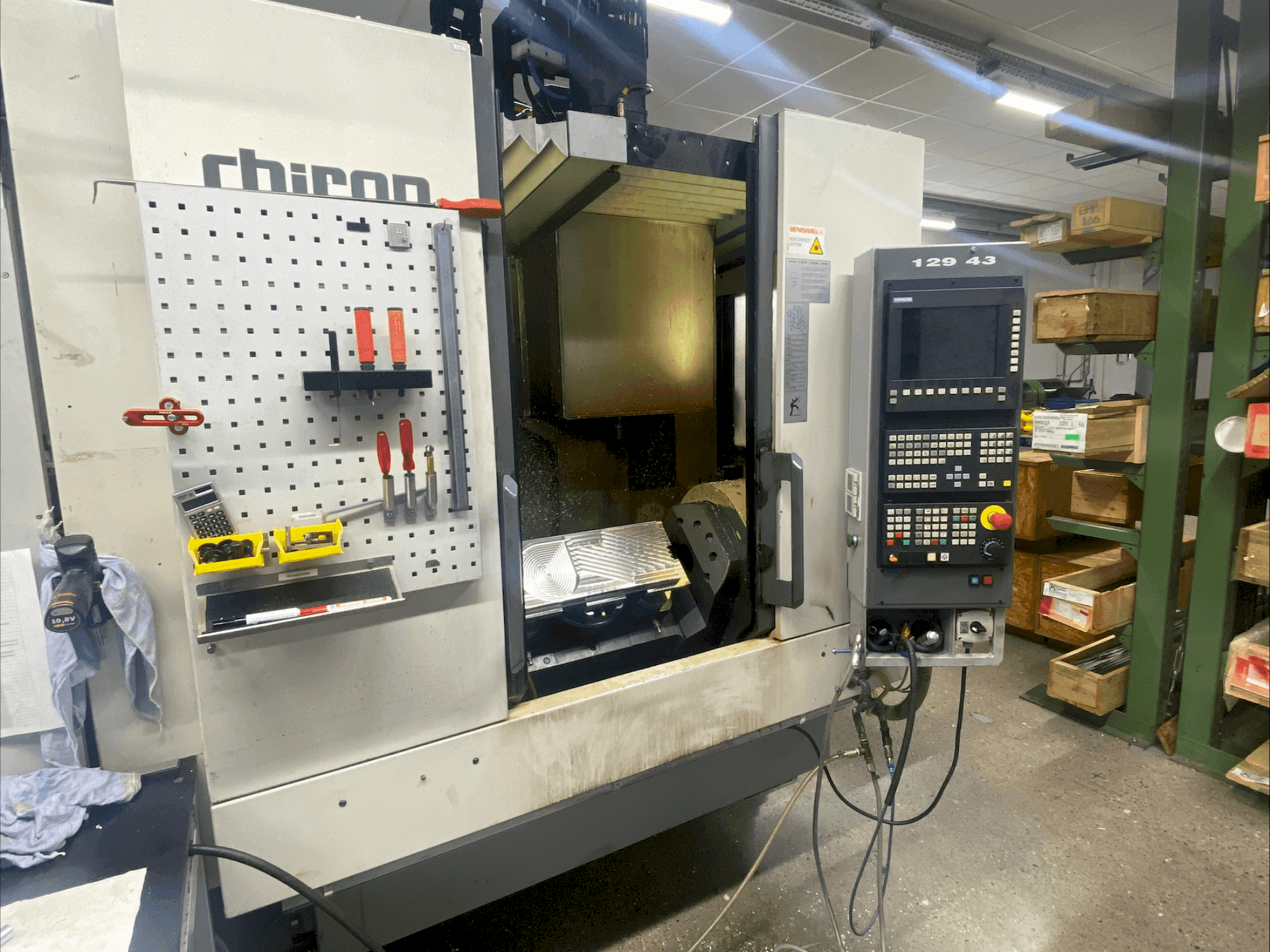 Front view of CHIRON FZ 15K S machine