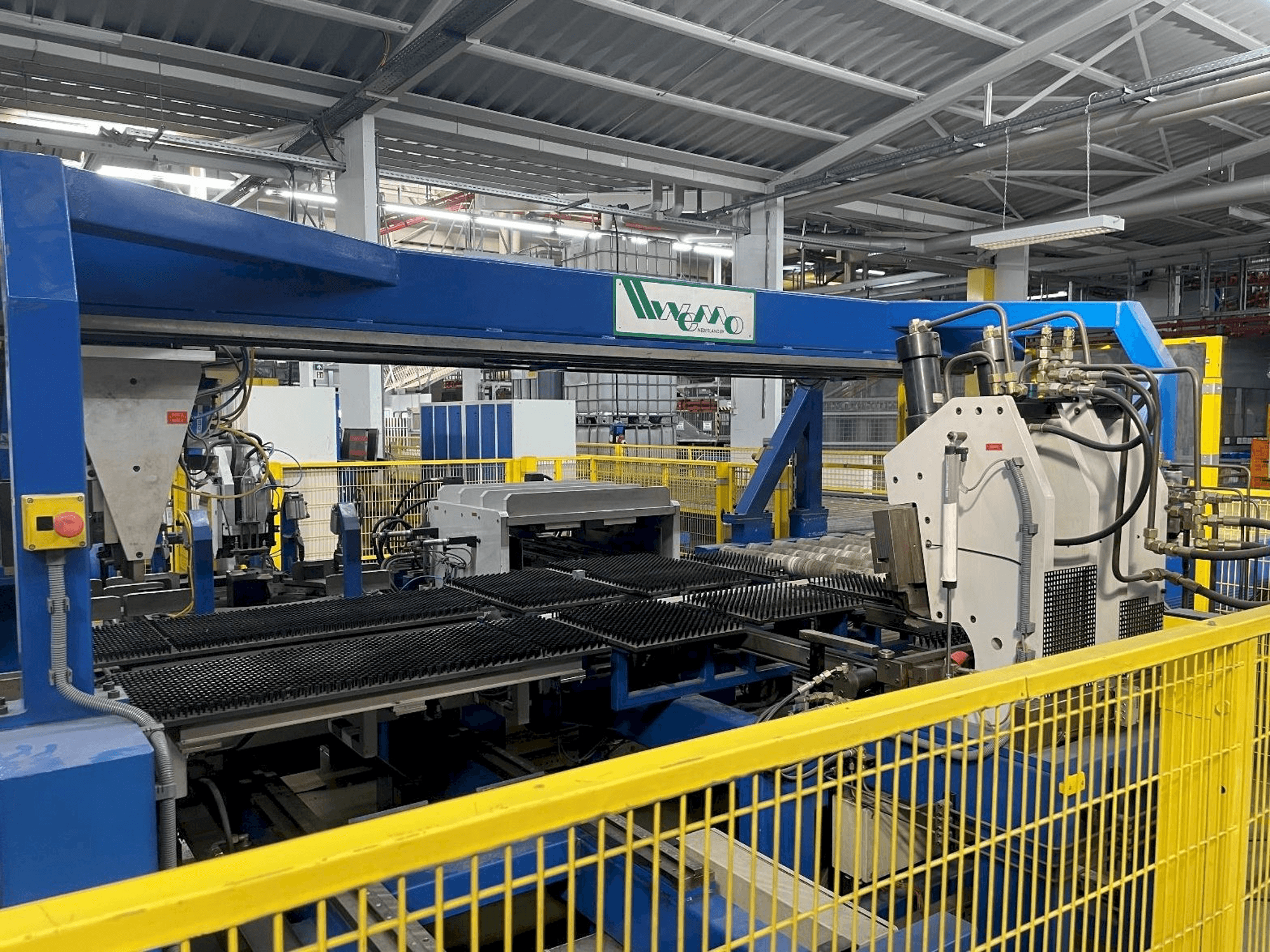 Front view of WEMO Punching-Bending-System machine