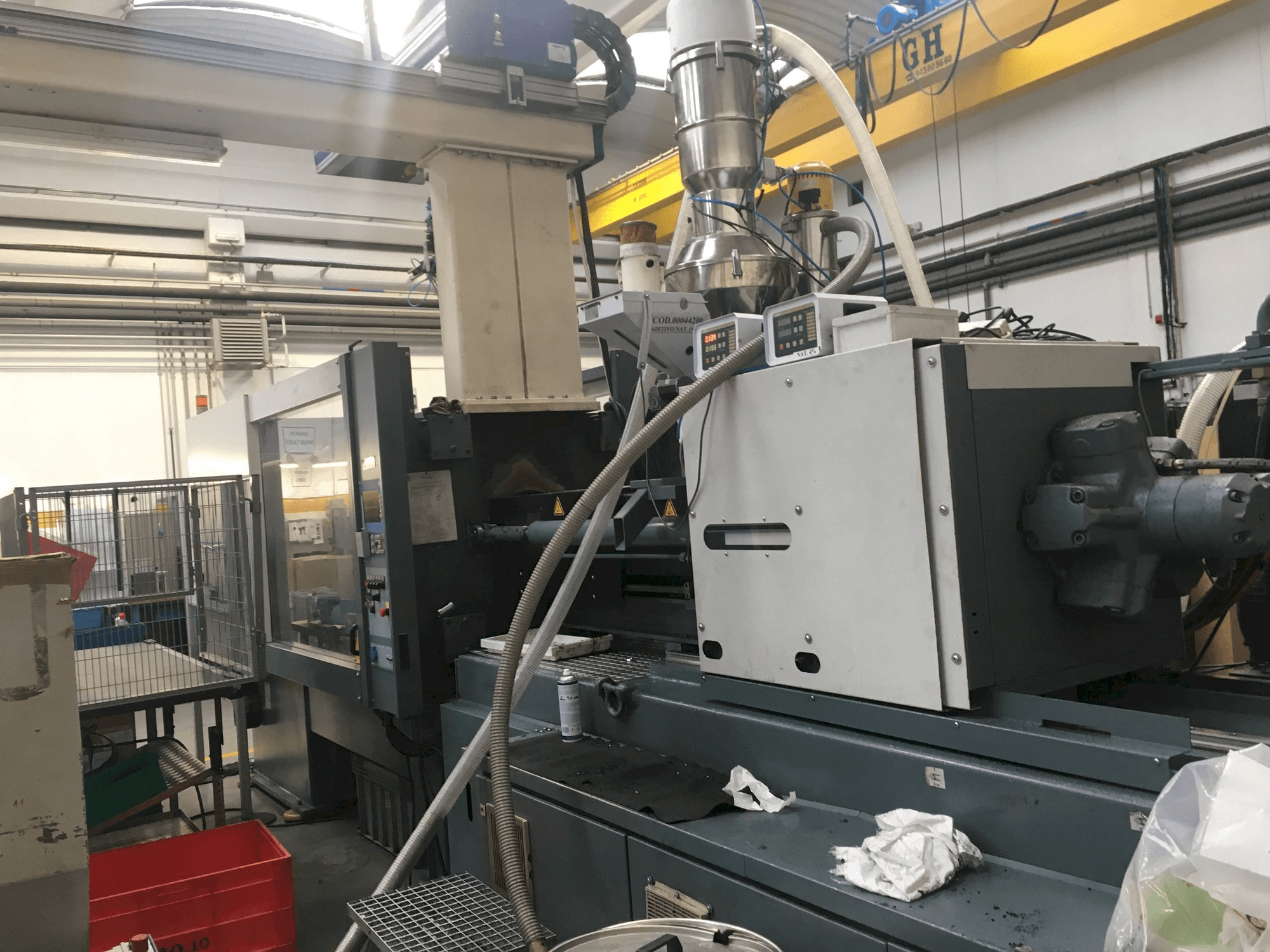 Front view of Battenfeld BA 3500/1900 BK machine