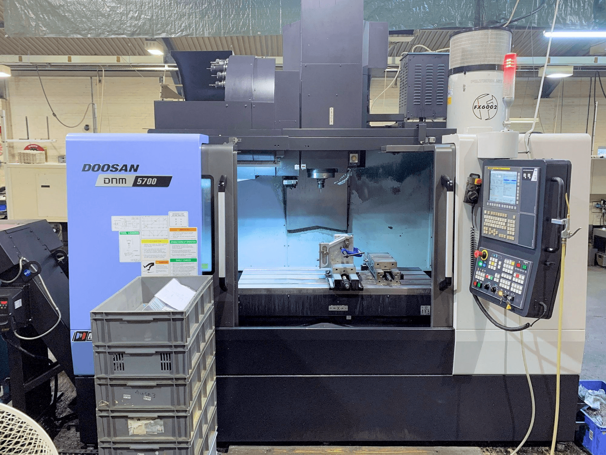 Front view of Doosan DNM 5700 machine