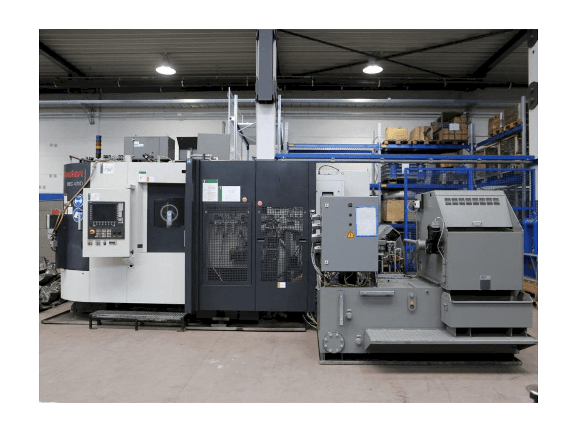 Front view of Heckert HEC 400D machine