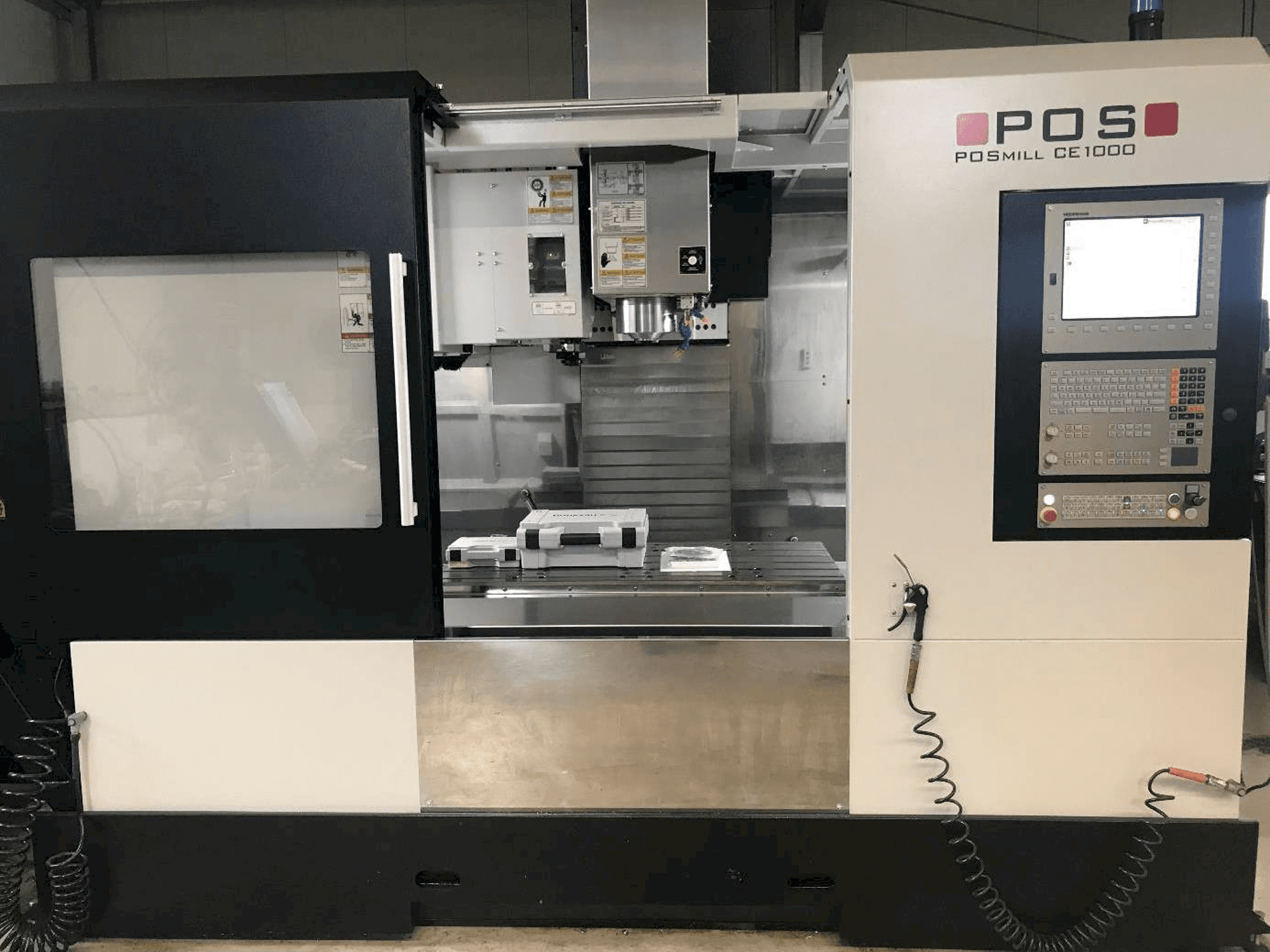 Front view of POSmill CE 1000 machine