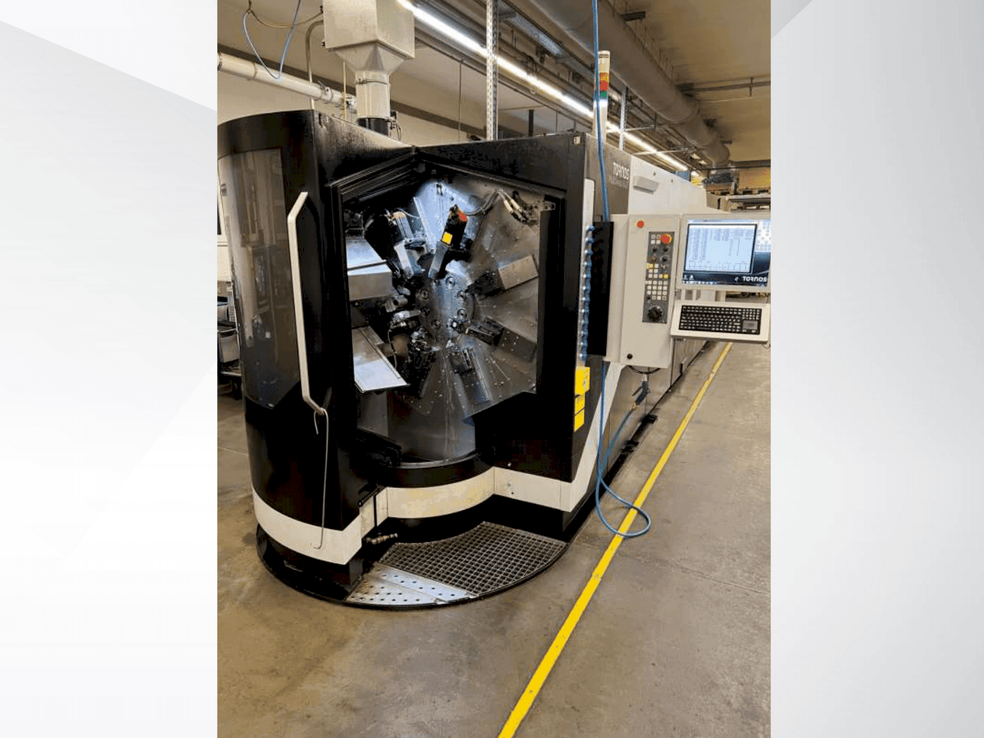 Front view of Tornos MultiSwiss 8x26 machine