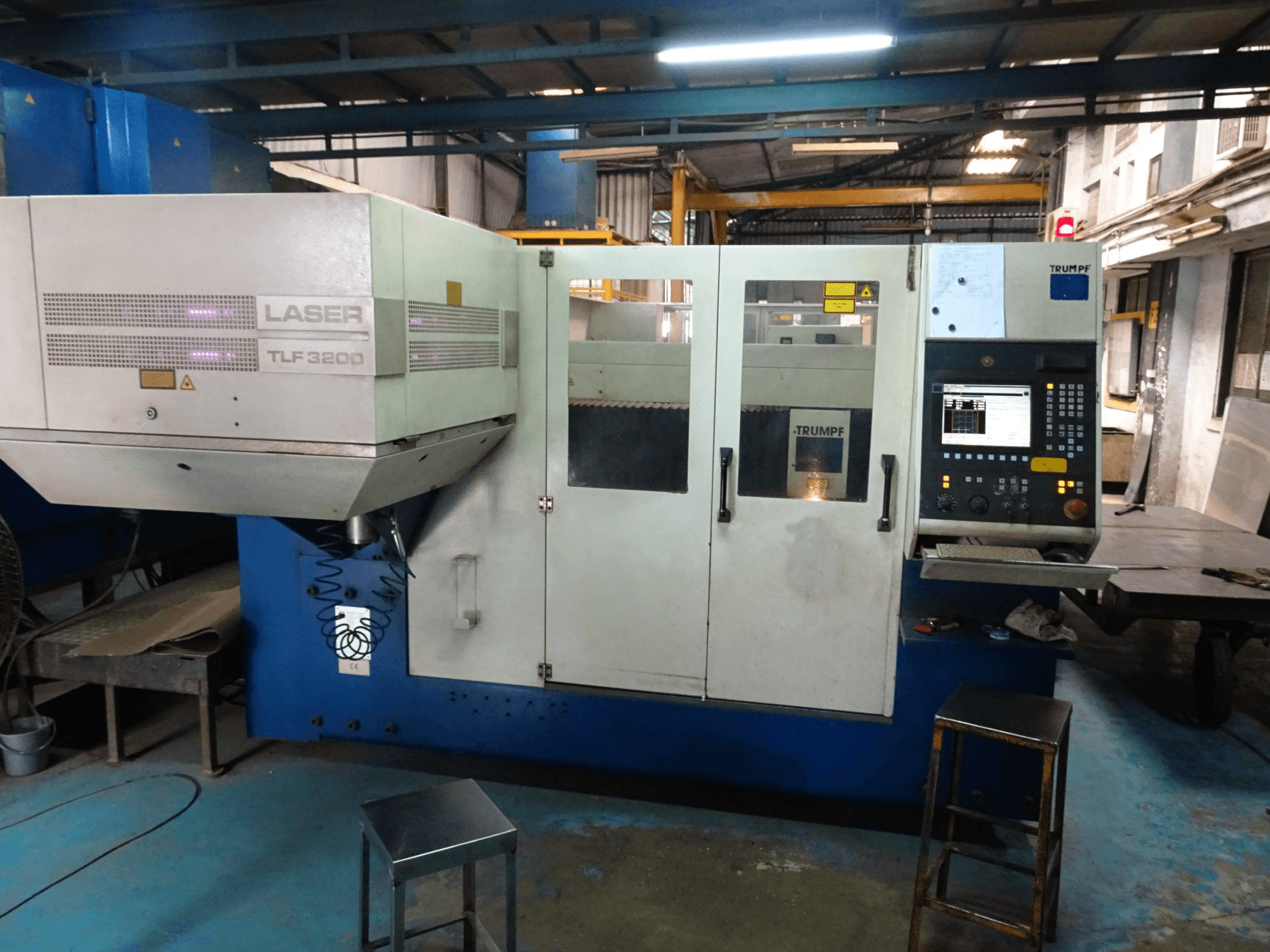 Front view of Trumpf Trumatic L3020 Machine