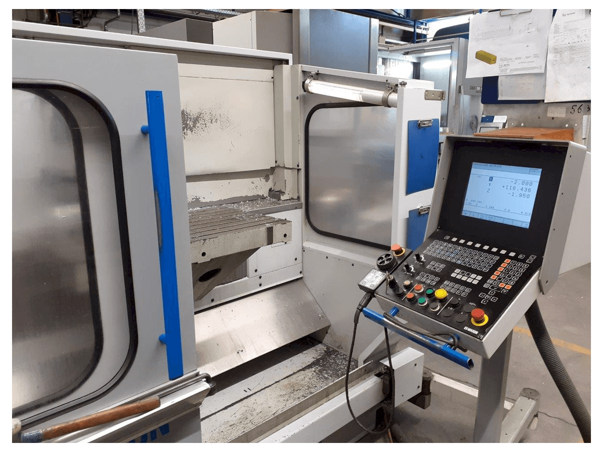 Front view of MIKRON UME 600 machine