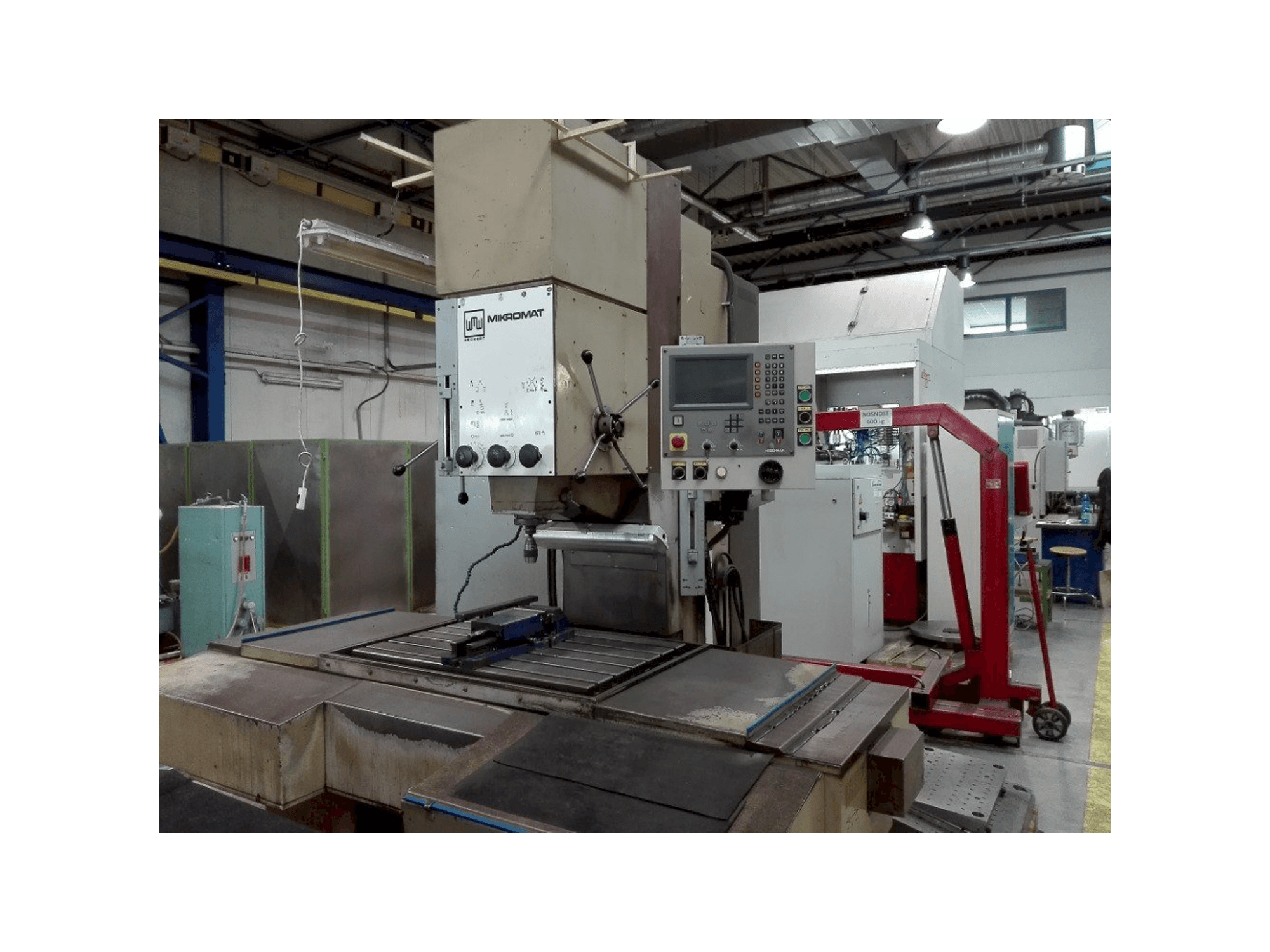 Front view of WMW Mikromat BKoE 630x1000 CNC machine