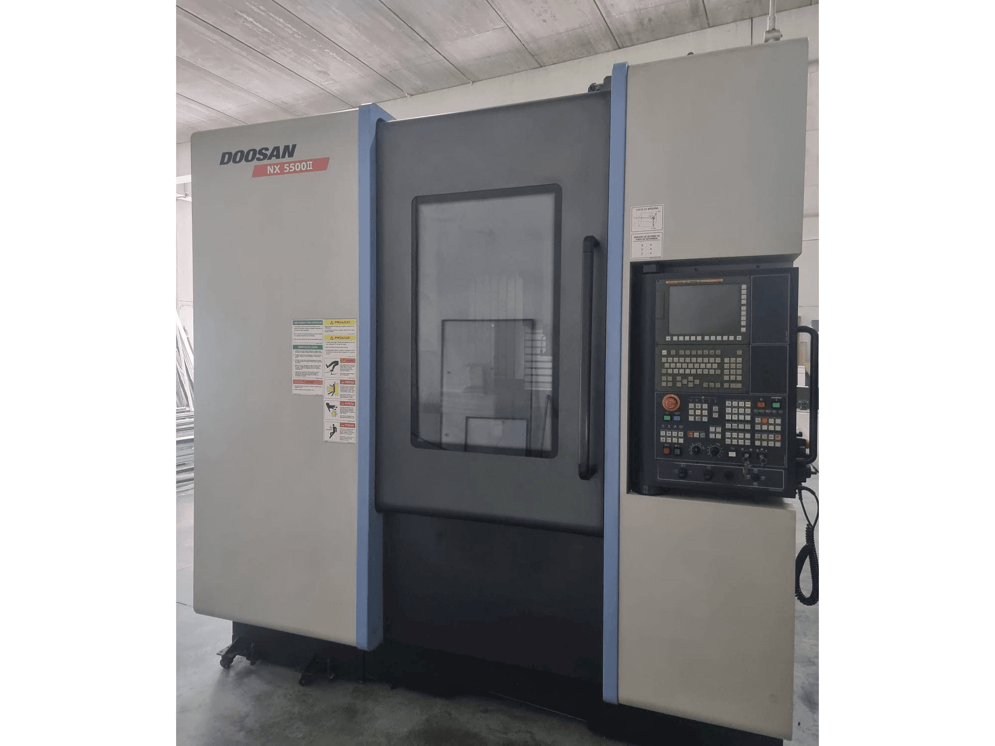 Front view of Doosan Nx5500 Ii machine