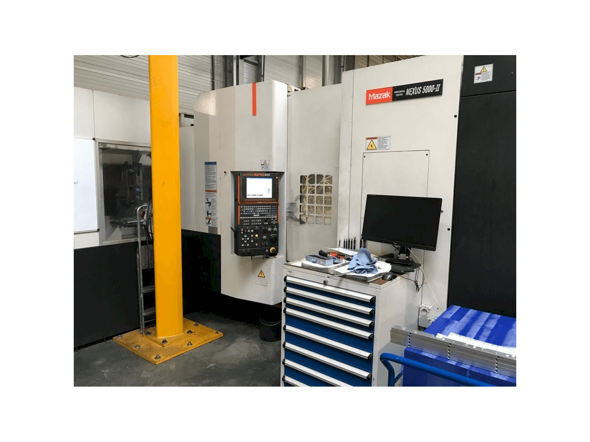 Front view of Mazak Nexus 5000-II machine