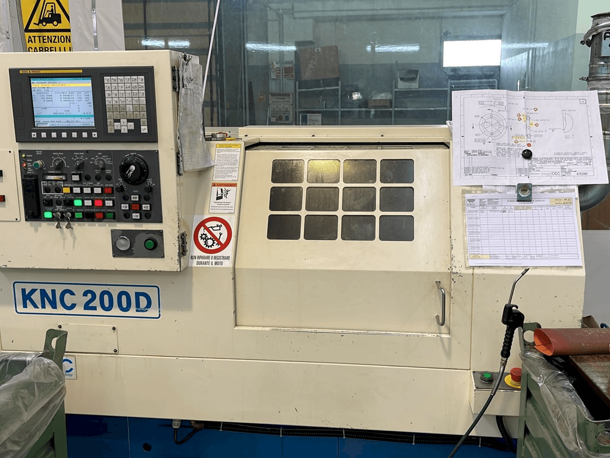 Front view of Kitamura KNC 200D machine