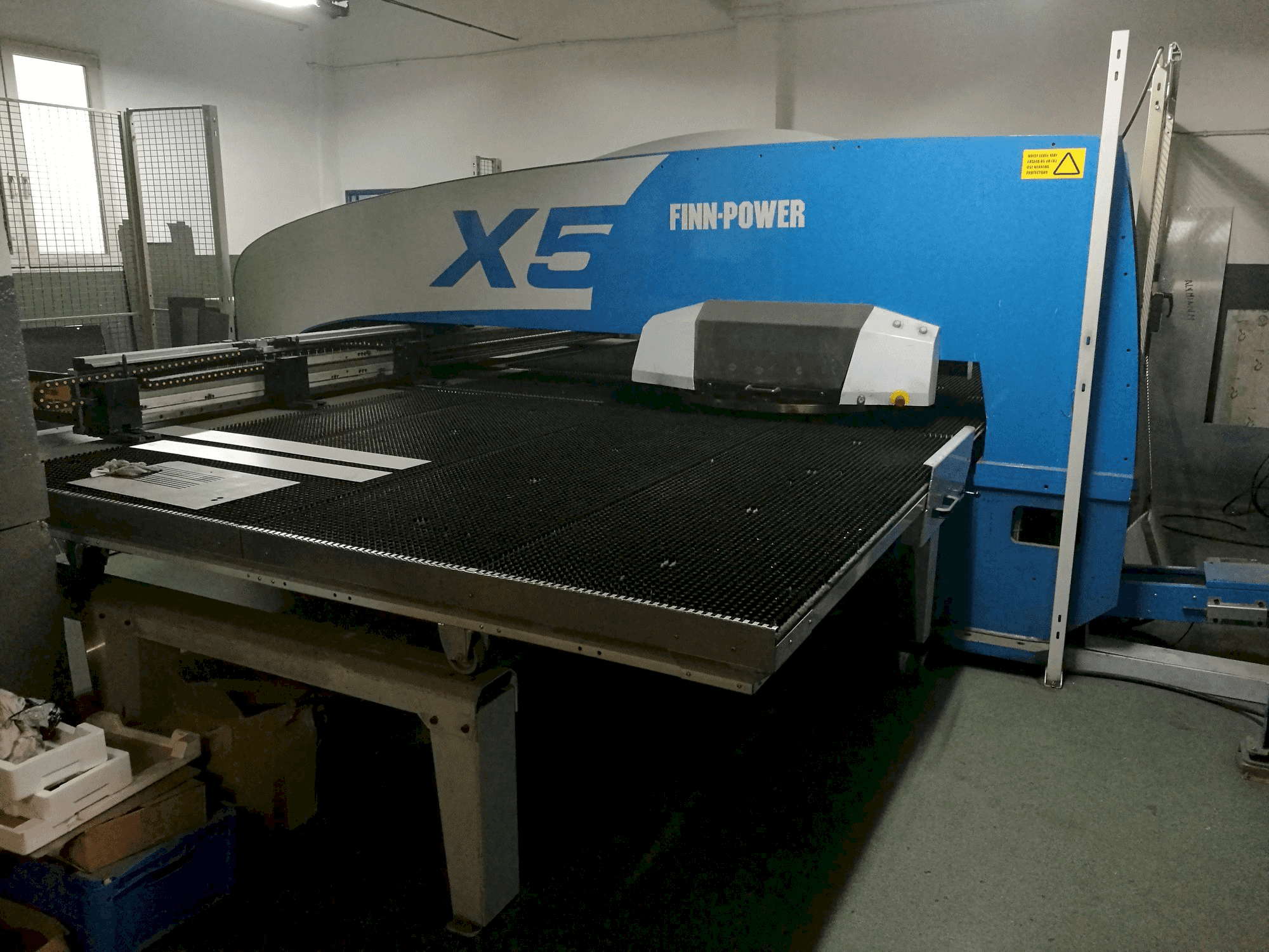 Left side view of Finn-Power X5 12 06 machine