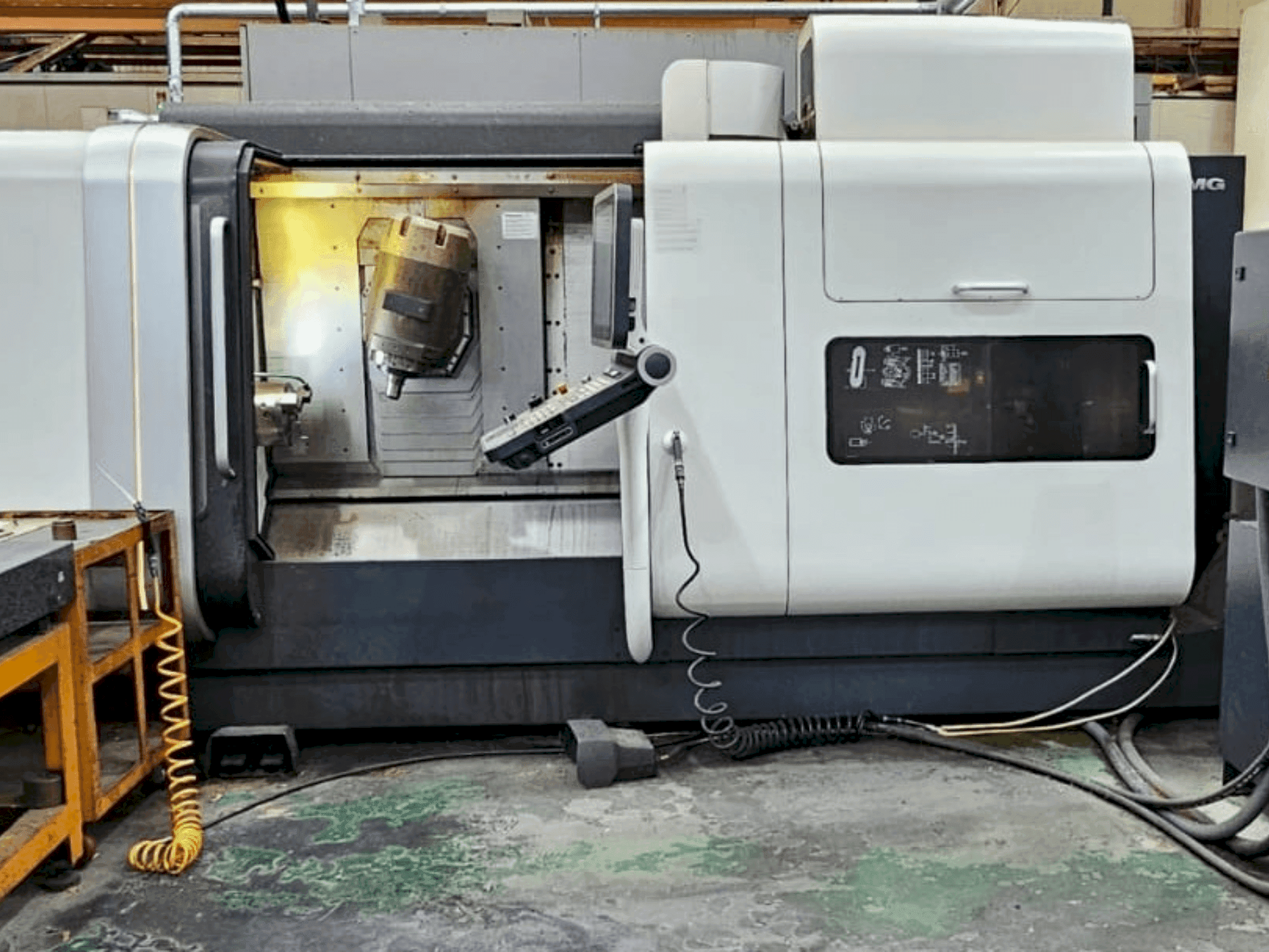 Front view of DMG MORI CTX 1250 TC machine