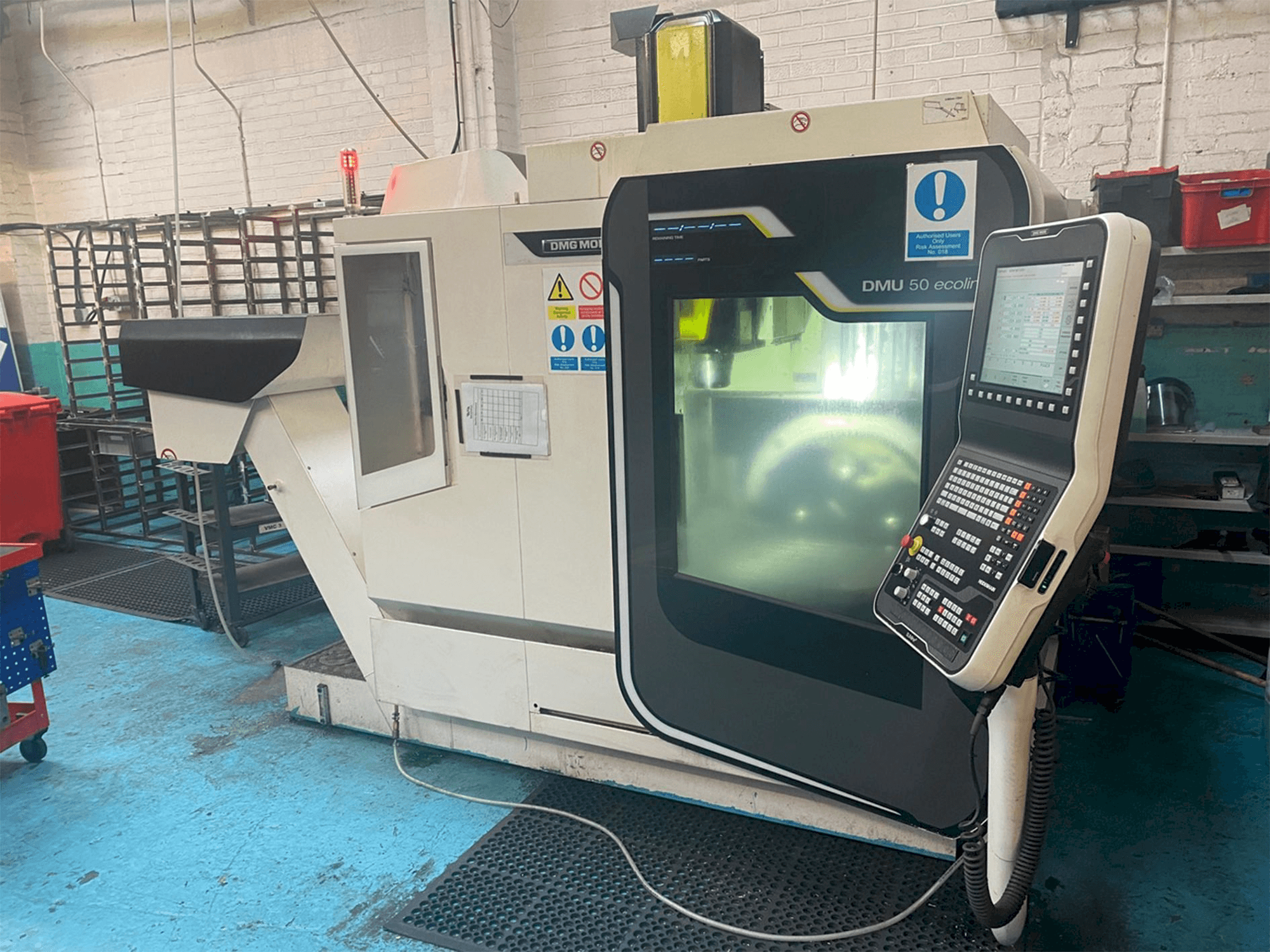 Front view of DMG DMU Ecoline 50 5 Axis VMC machine