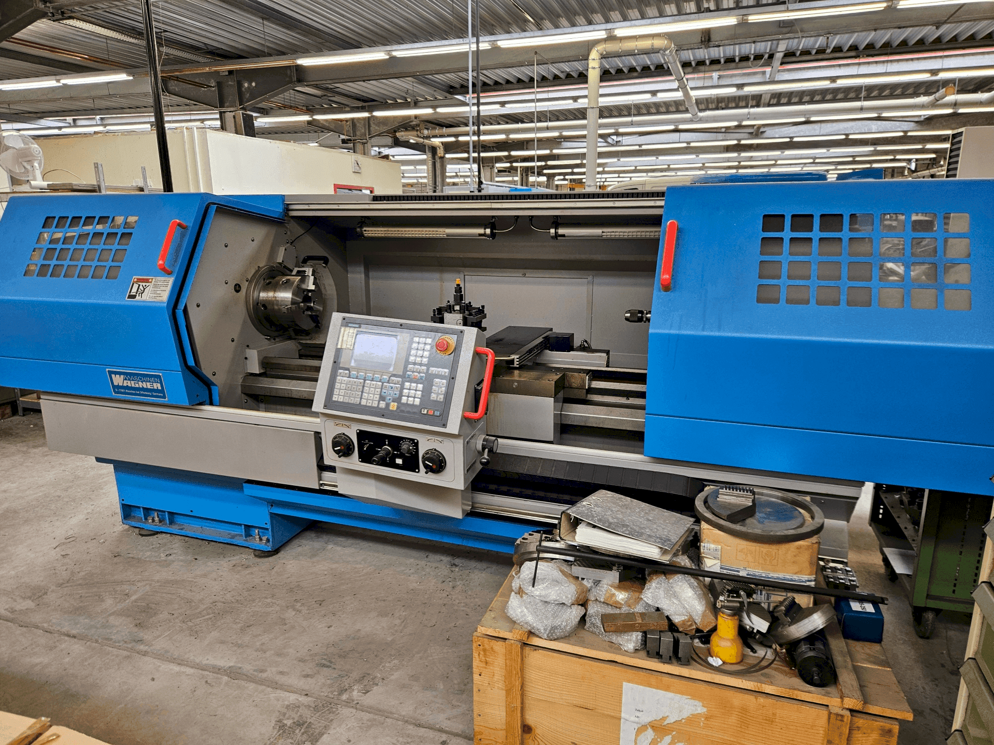 Front view of WAGNER WDE 500 machine