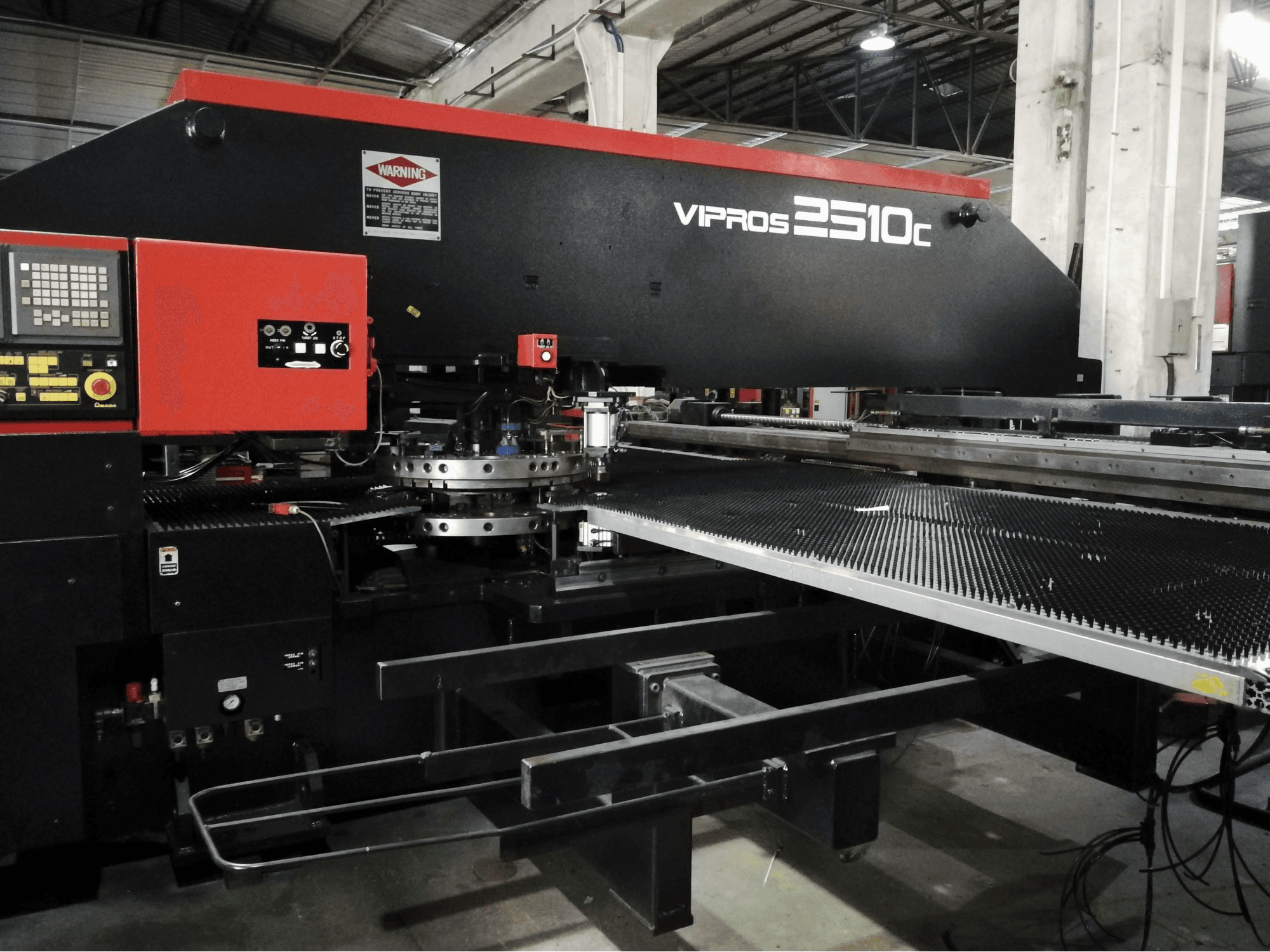 Back view of AMADA Vipros 2510C Machine