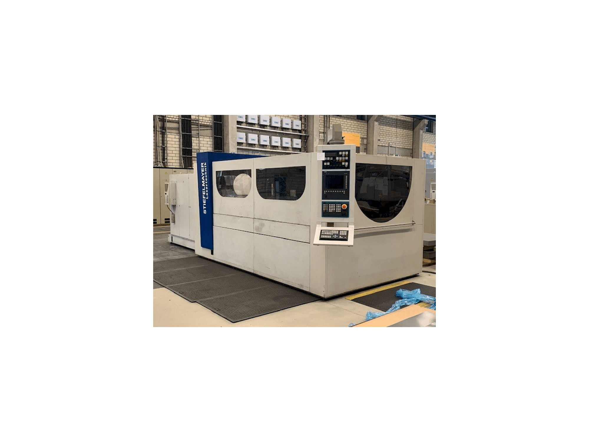 Front view of Stiefelmayer linear machine