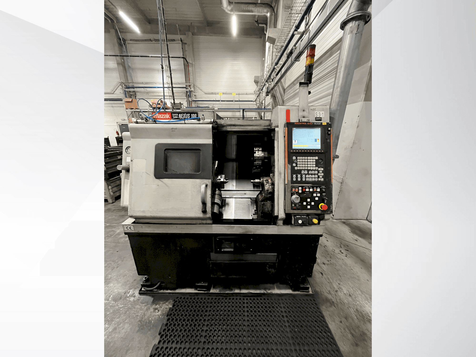 Front view of Mazak Quick Turn Nexus 100 machine