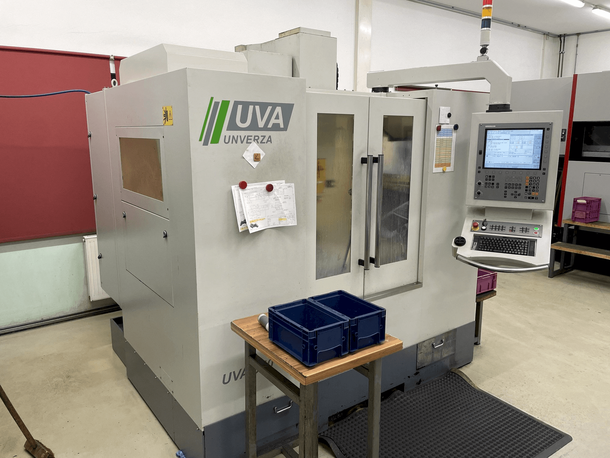 Front view of HOMMEL UNVERZAGT UVA 550 Plus machine