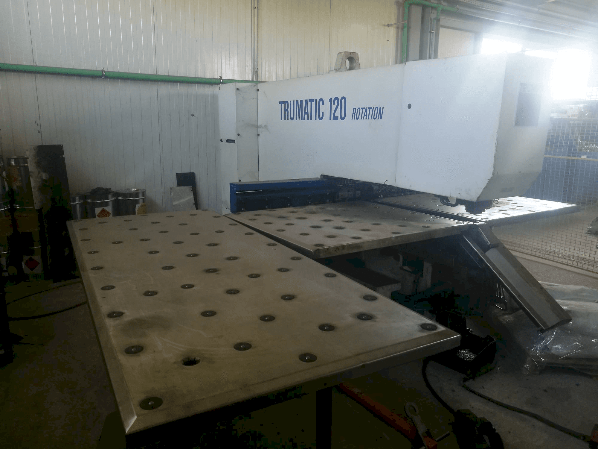 Front view of Trumpf Trumatic 120R machine