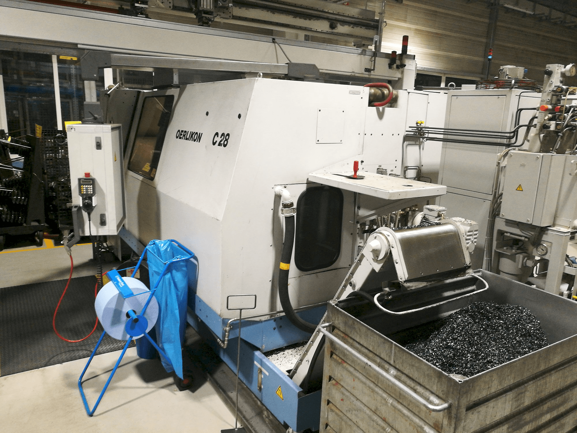 Right view of Oerlikon C28 Machine