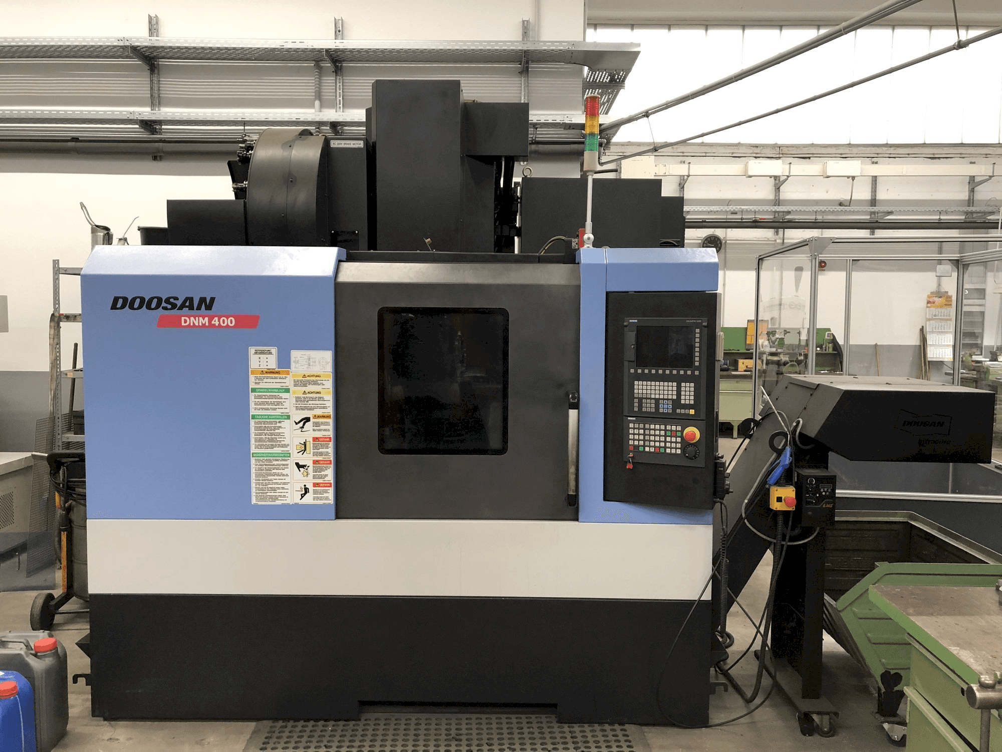 Front view of Doosan DNM 400 machine