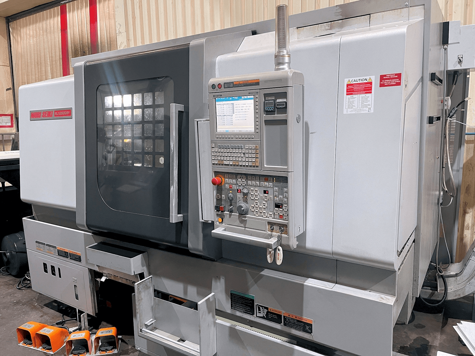 Front view of MORI SEIKI NL X2500SY/700 machine
