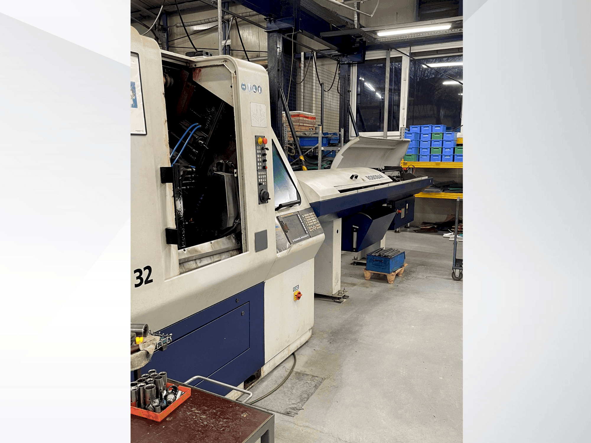 Front view of TORNOS DECO Sigma 32 machine