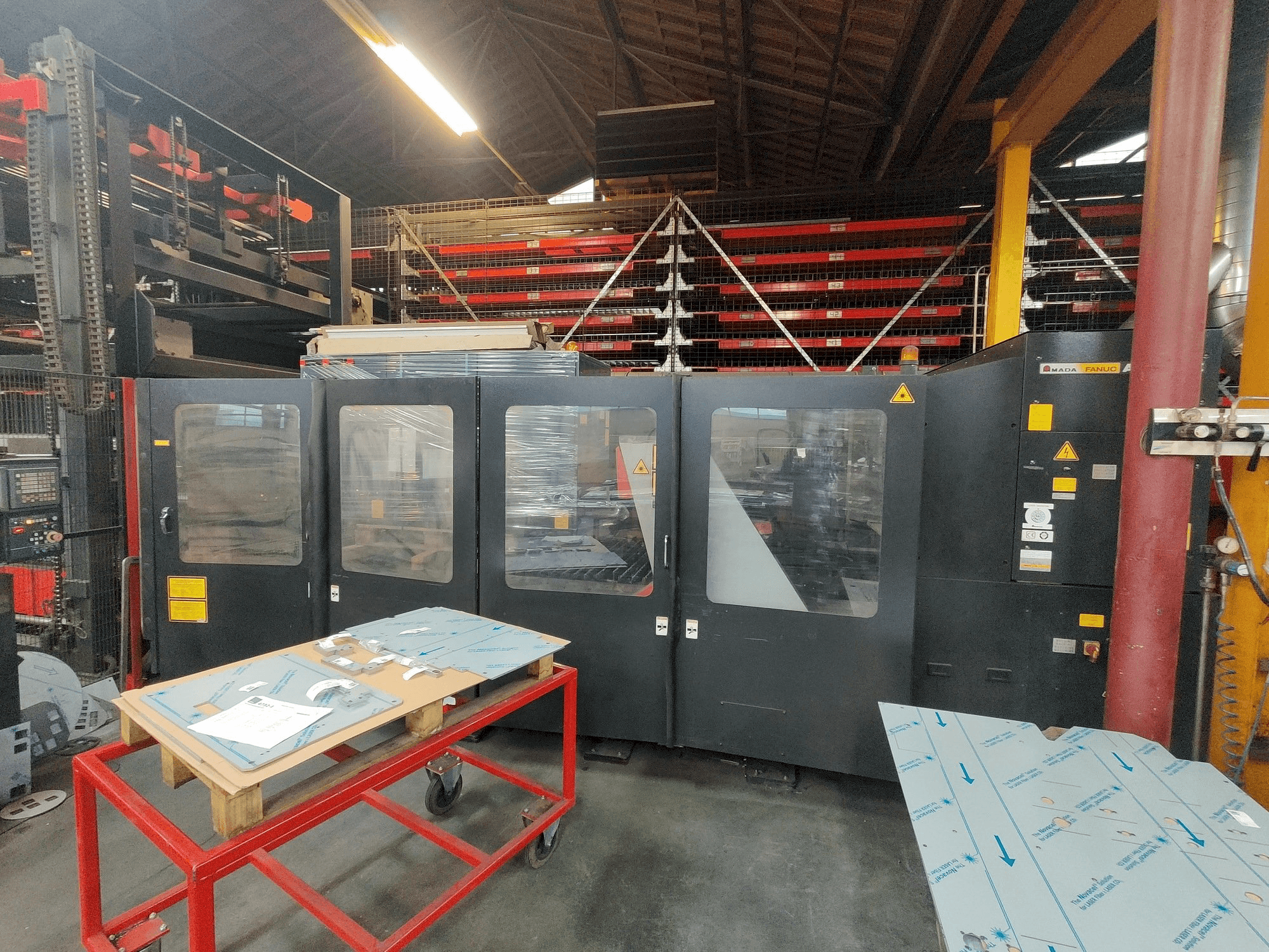 Front view of AMADA FO 3015 machine
