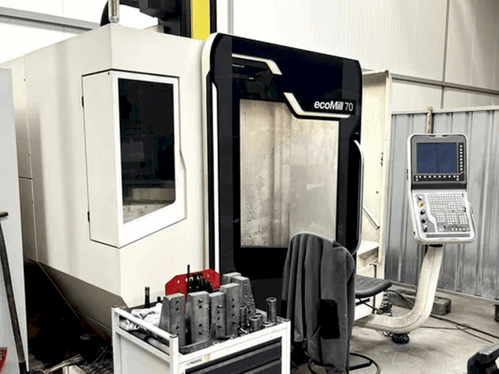 Front view of DMG MORI ecoMill 70 machine
