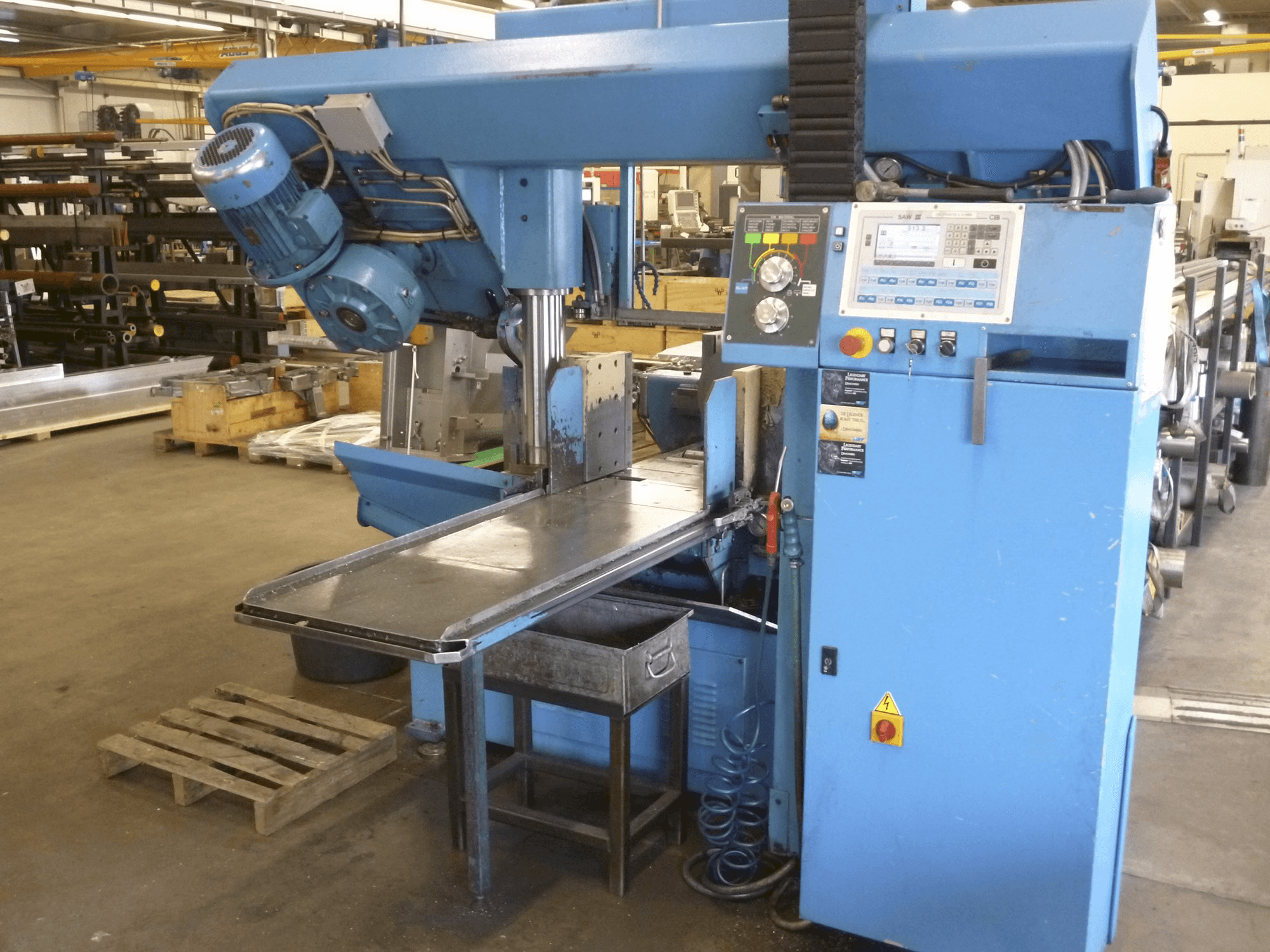 Front view of DoALL 450 Machine