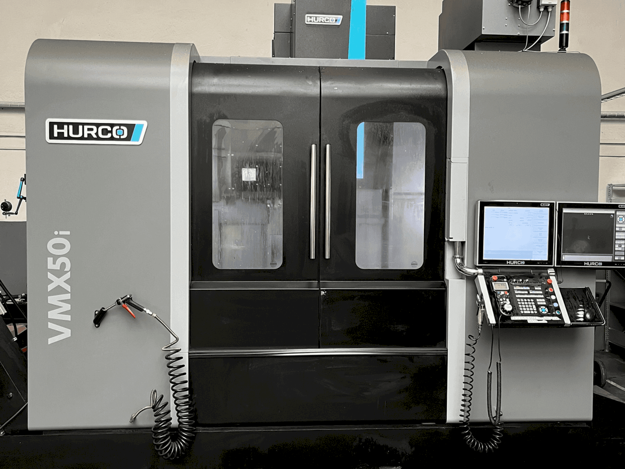 Front view of Hurco VMX50i machine