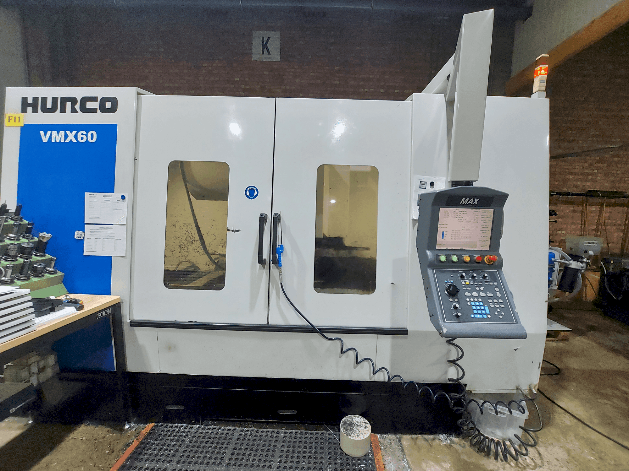 Front view of Hurco VMX60/40T machine