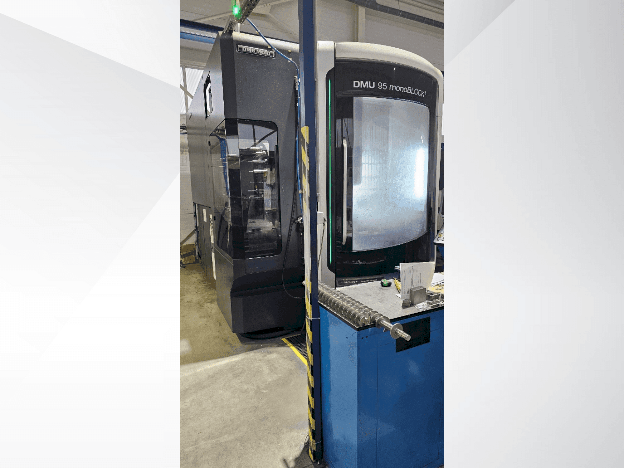 Front view of DMG MORI DMU 95 monoBlock machine