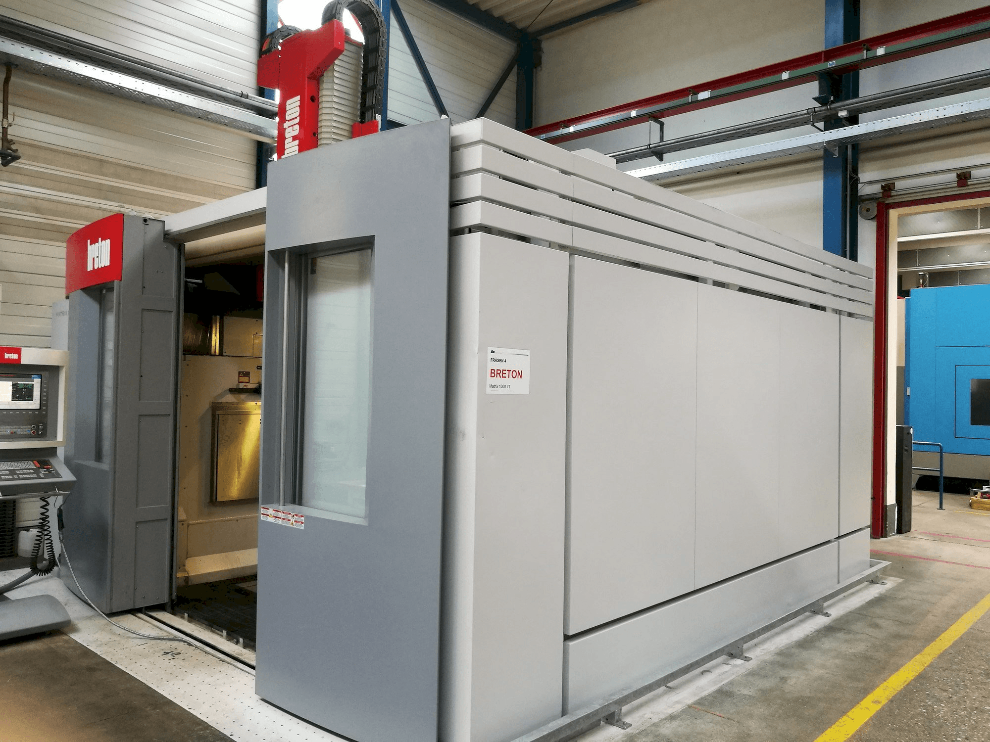 Front view of Breton Matrix 1000 2T DY machine