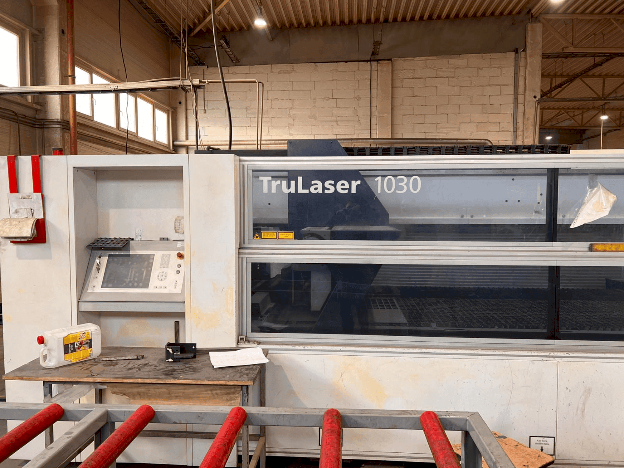 Front view of TRUMPF TruLaser 1030 machine