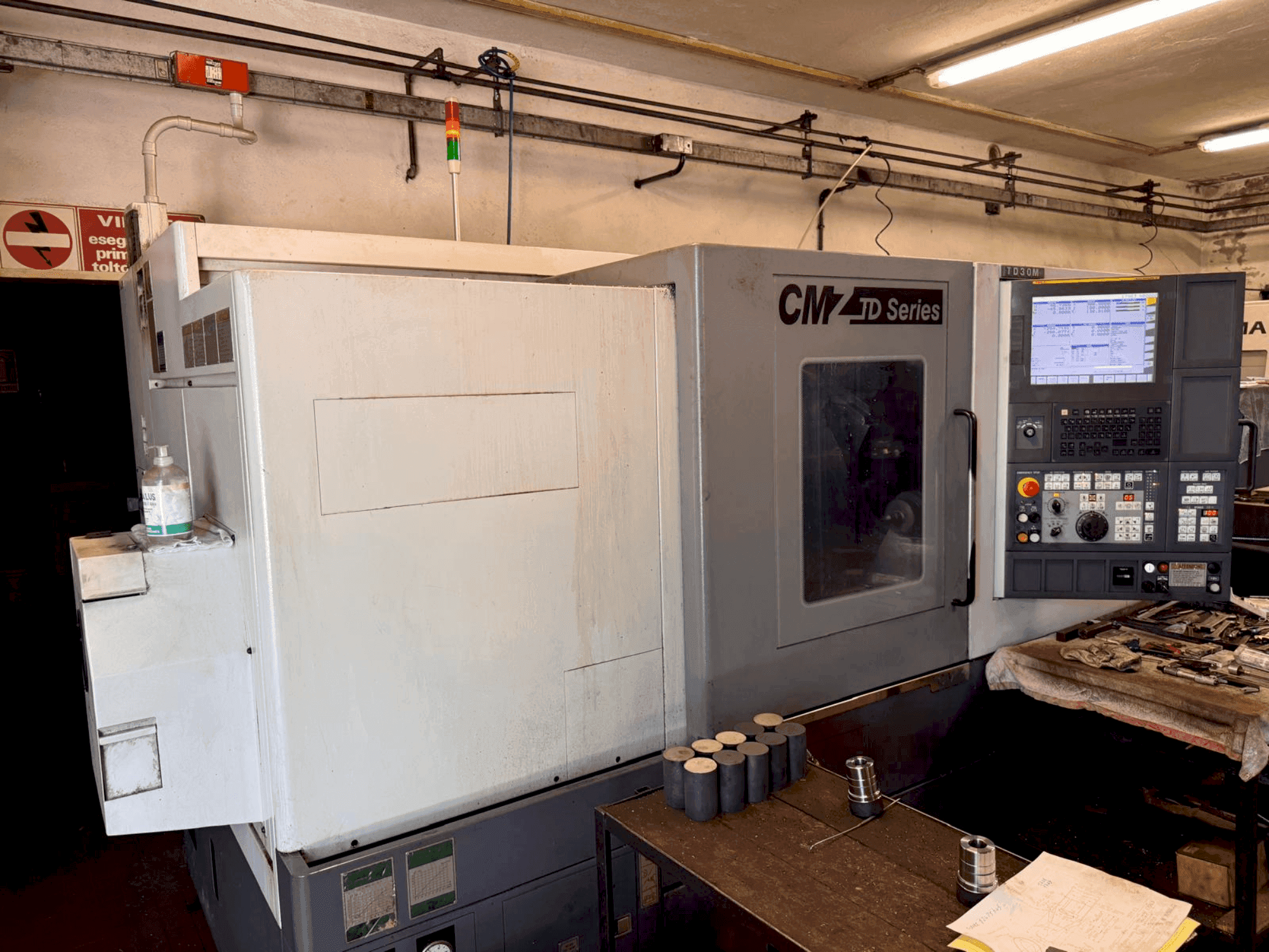 Front view of CMZ TD30M machine