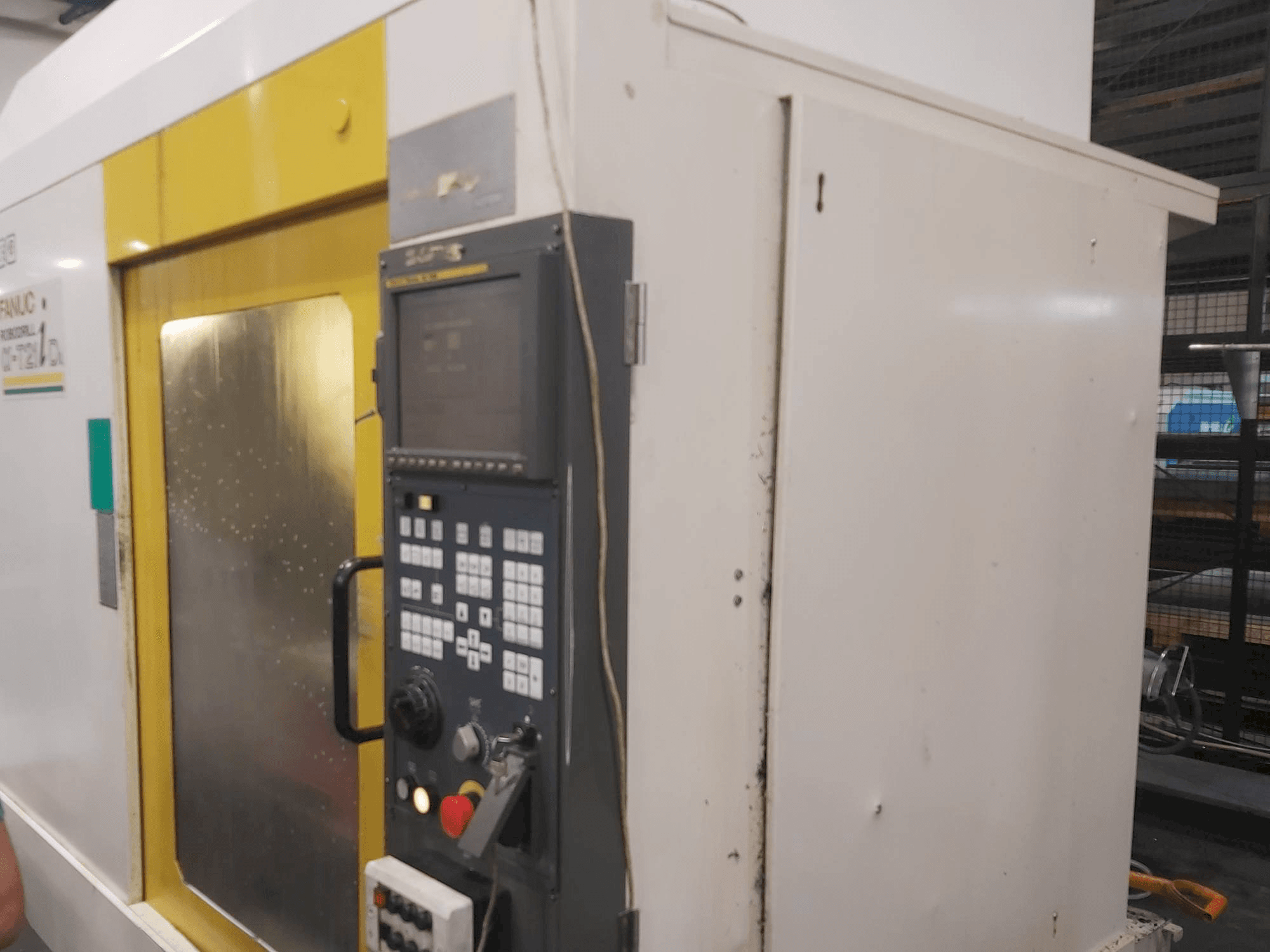Front view of FANUC Robodrill Alpha T21D machine