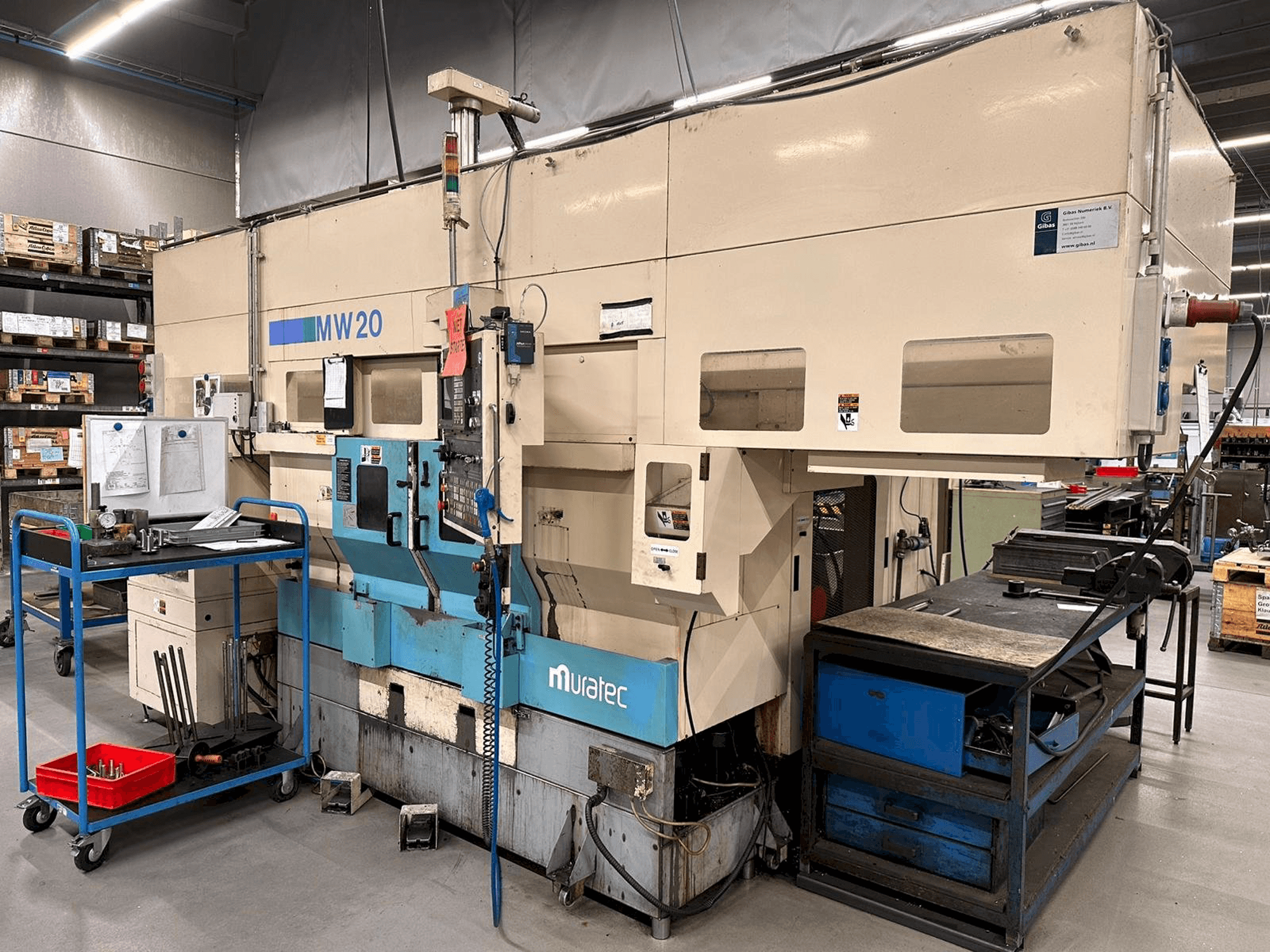 Front view of Muratec MW20 machine