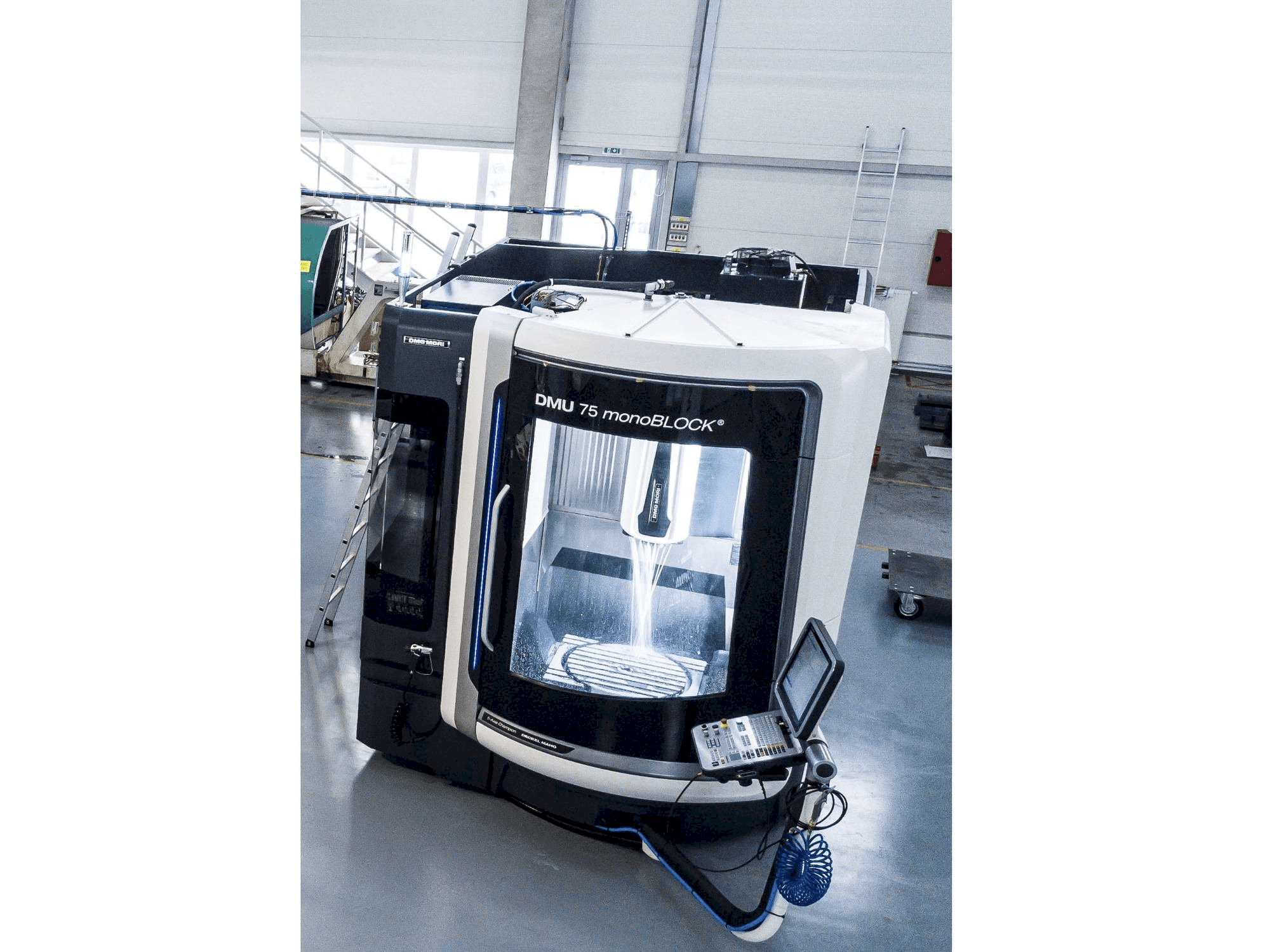 Front view of DMG MORI DMU 75 monoBLOCK machine