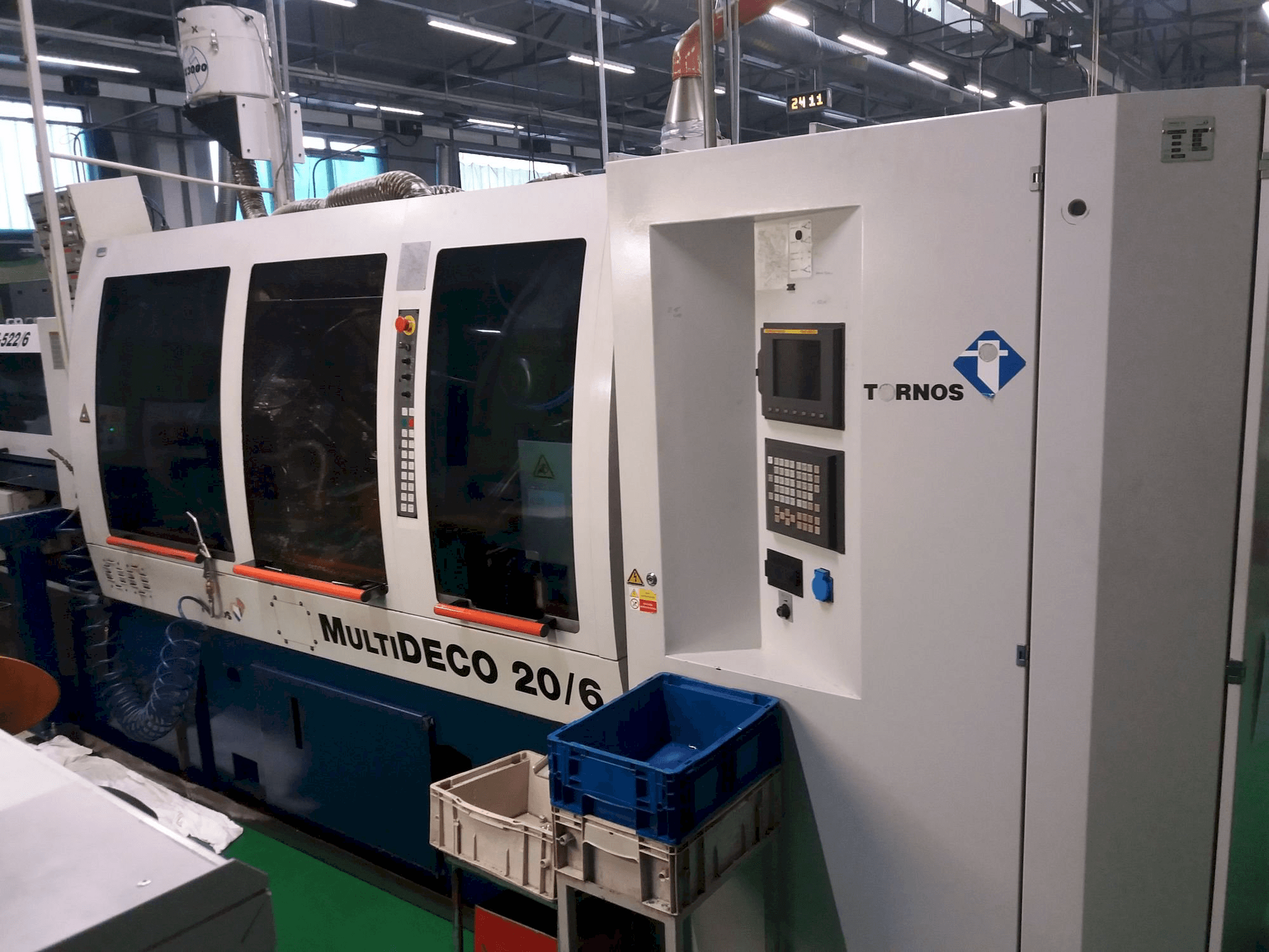 Front view of Tornos Multideco 26/6 machine