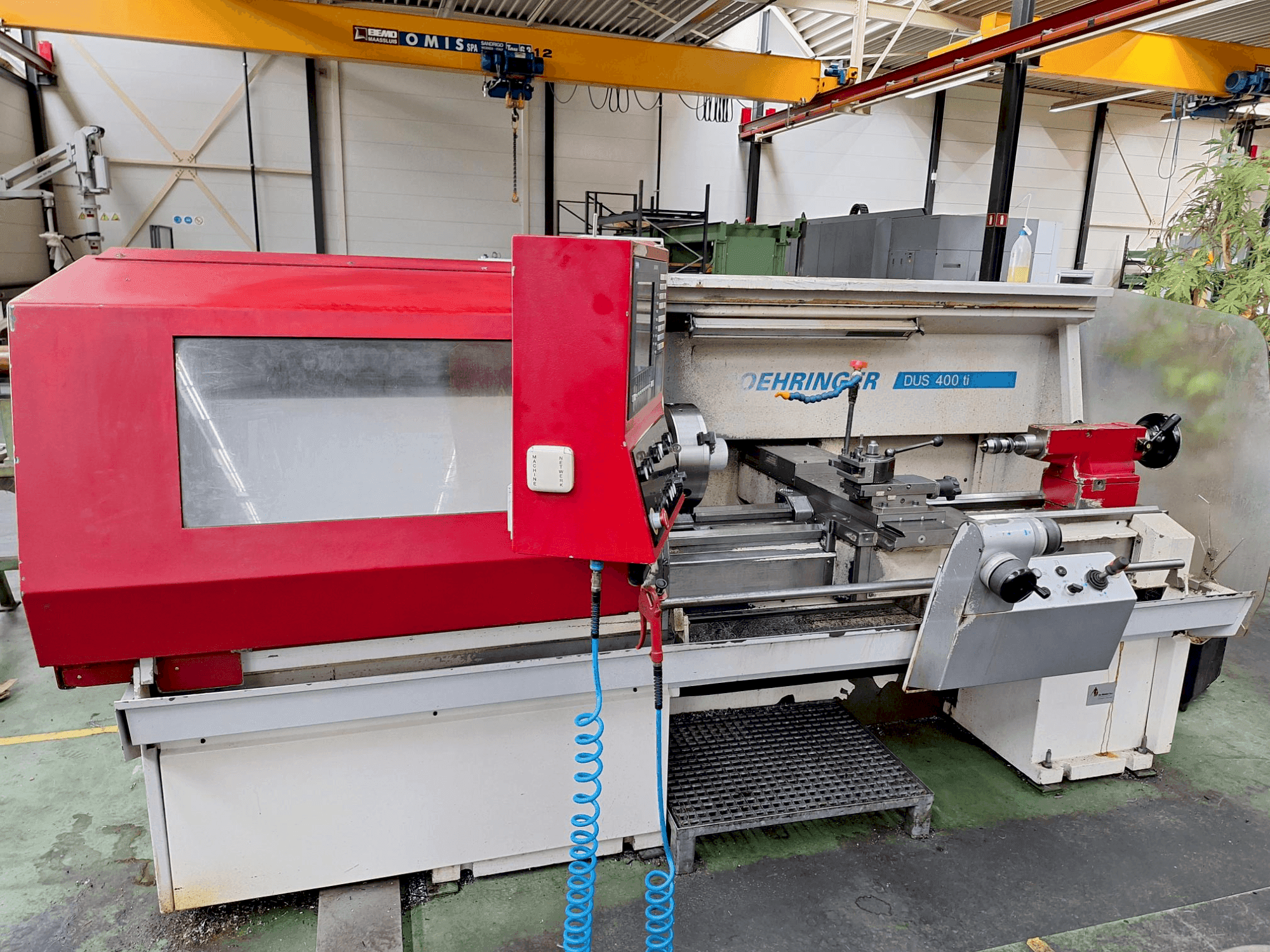 Front view of BOEHRINGER DUS 400 ti machine