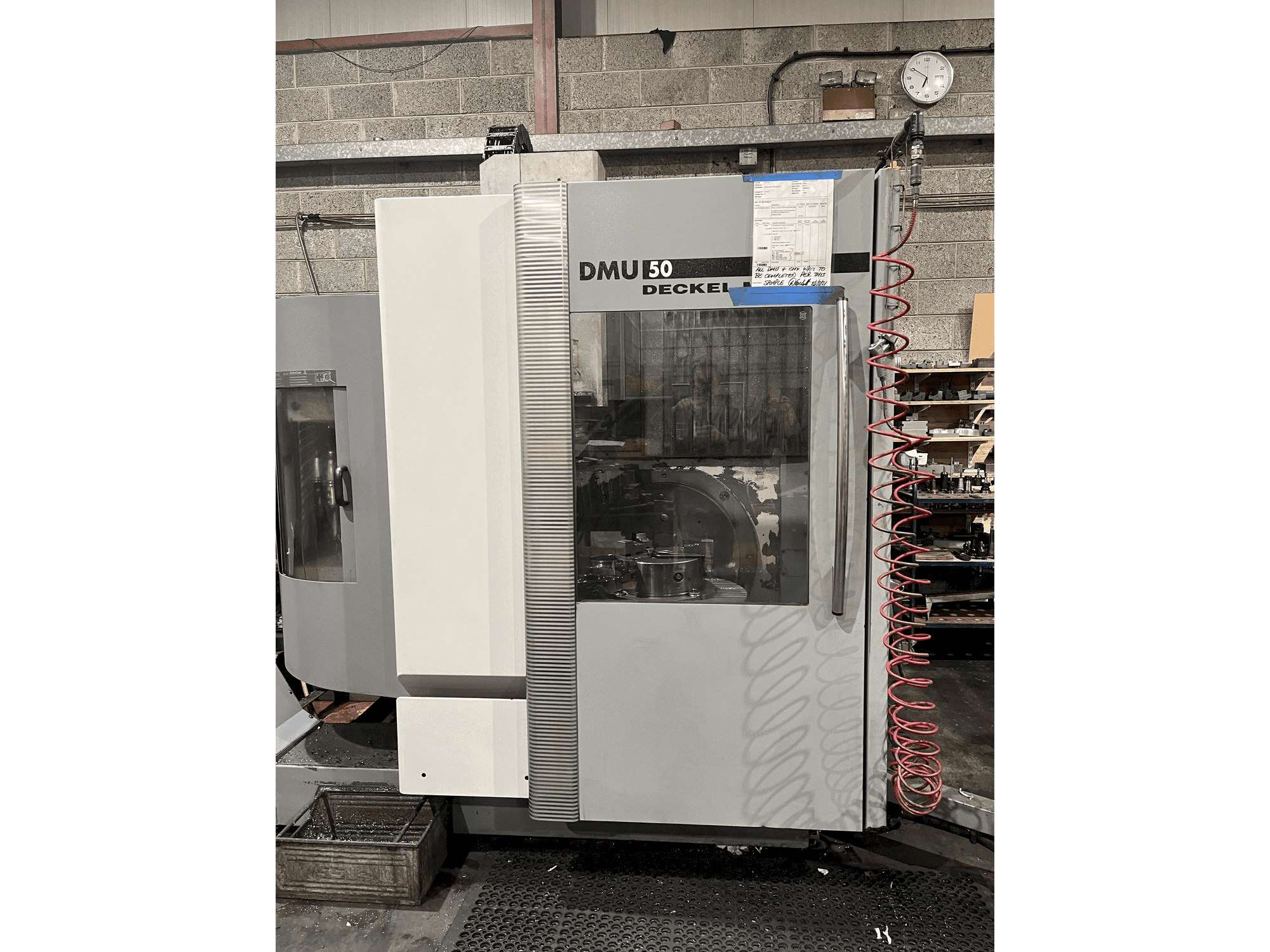 Front view of DECKEL MAHO DMU 50 machine