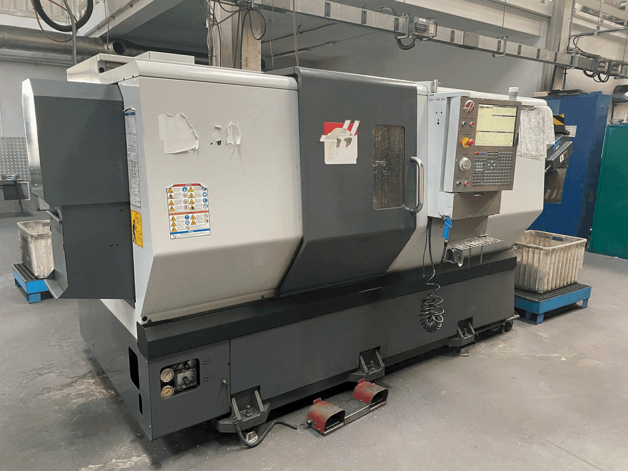 Front view of HAAS DS-30 machine