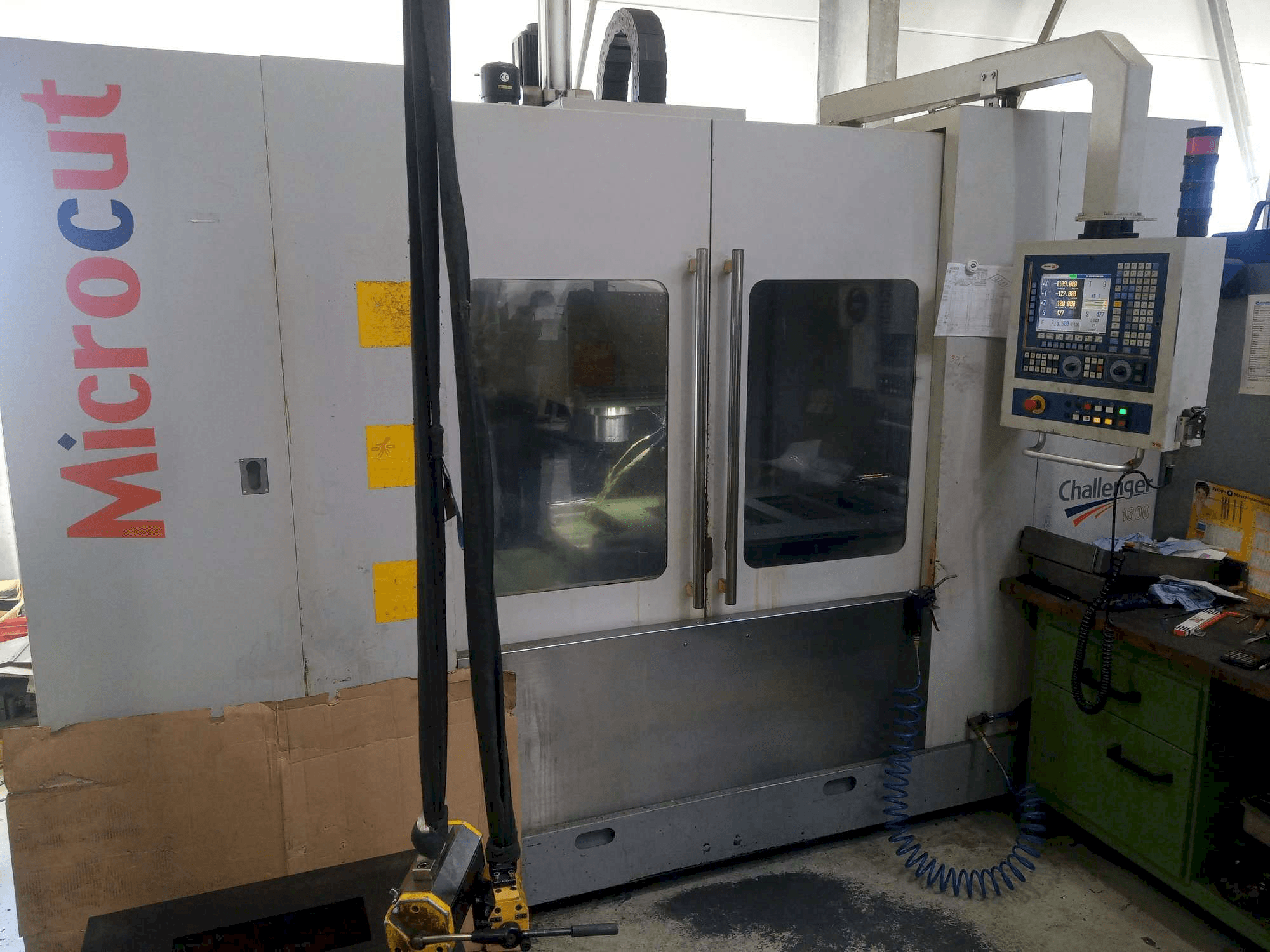Front view of Micromill VMC 1300 machine
